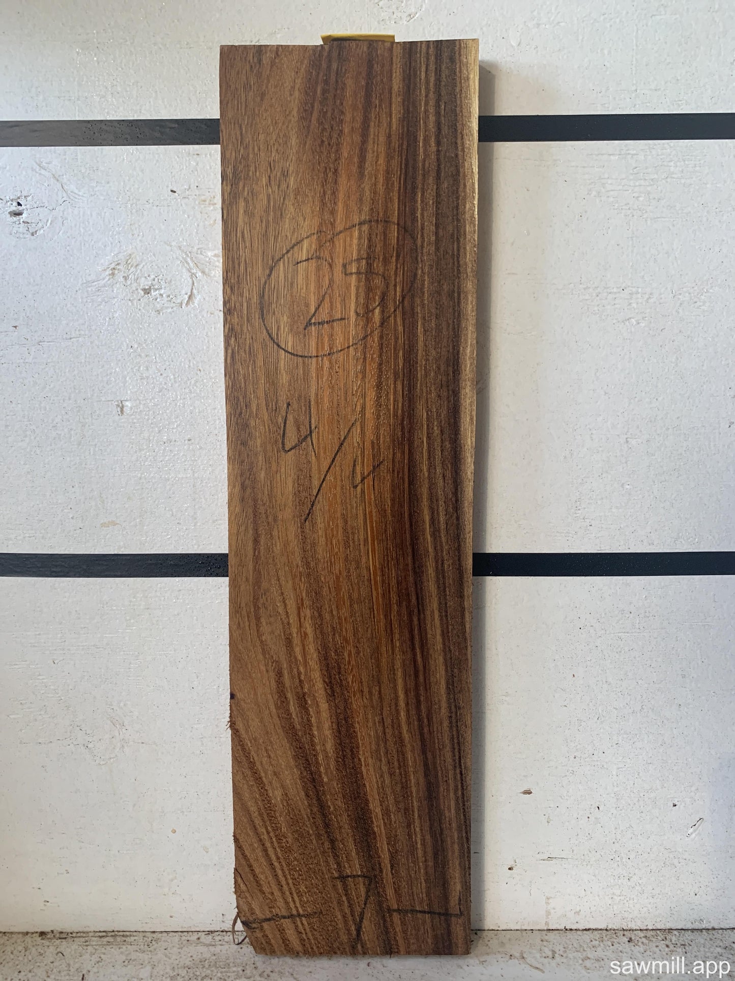 1" x 7" x 25" Monkeypod