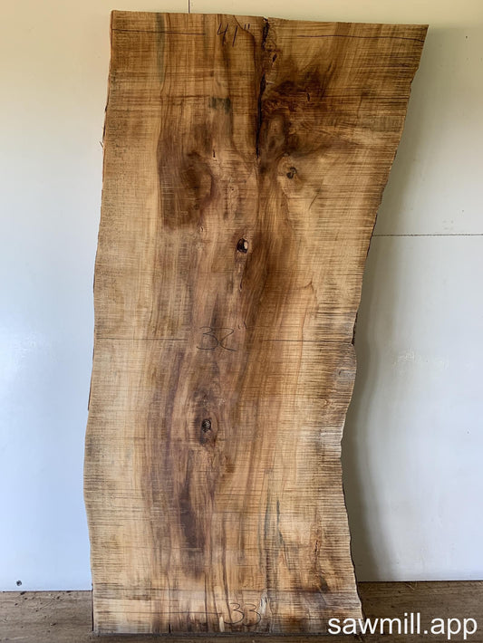 2.25" x 41" x 79" Fiddle Wood