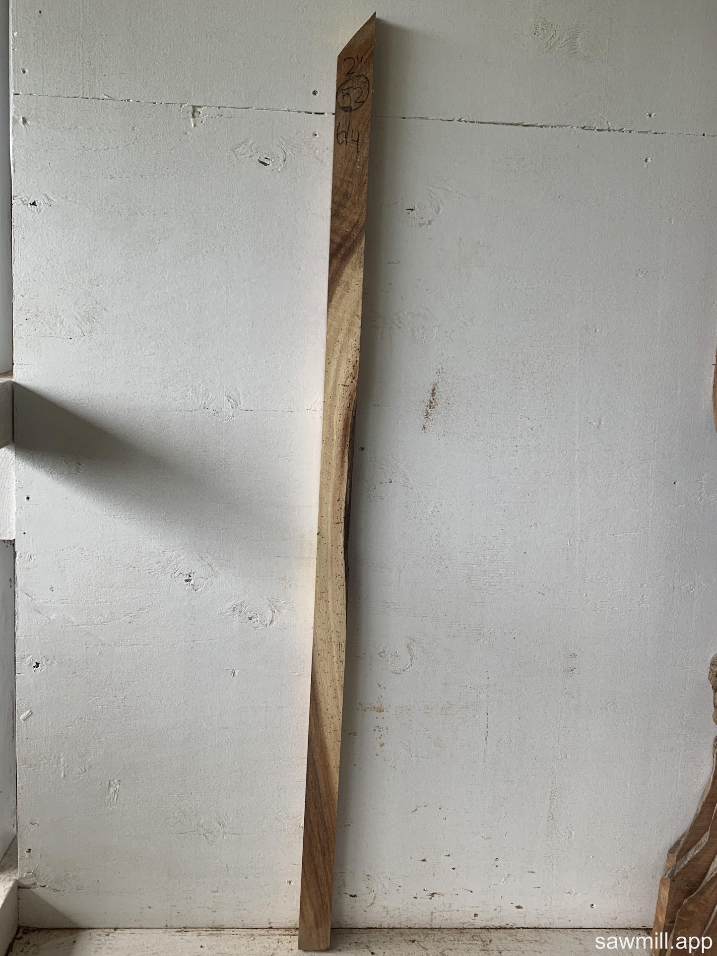 1.5" x 2" x 52" Monkeypod