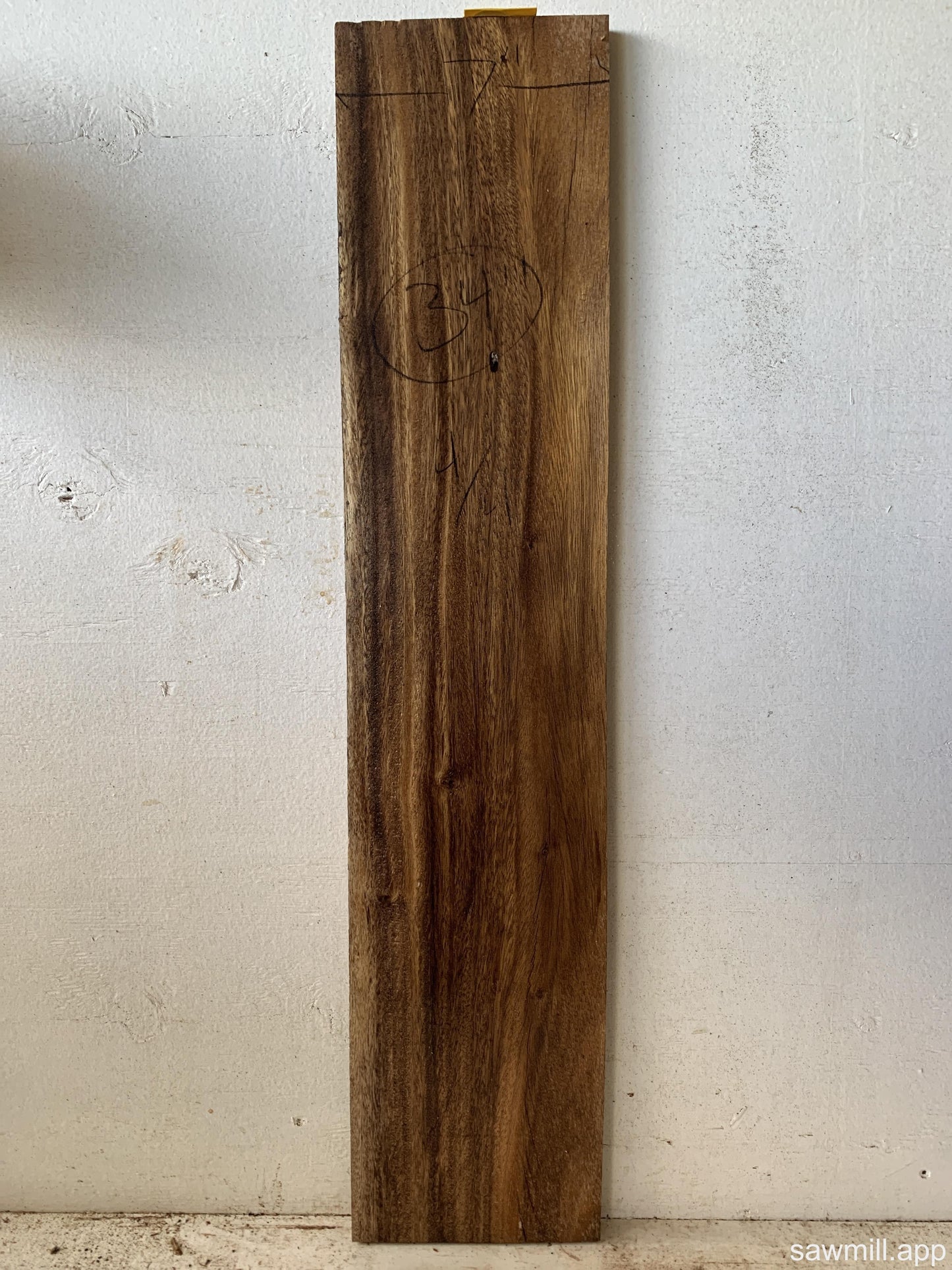 1" x 7" x 34" Monkeypod