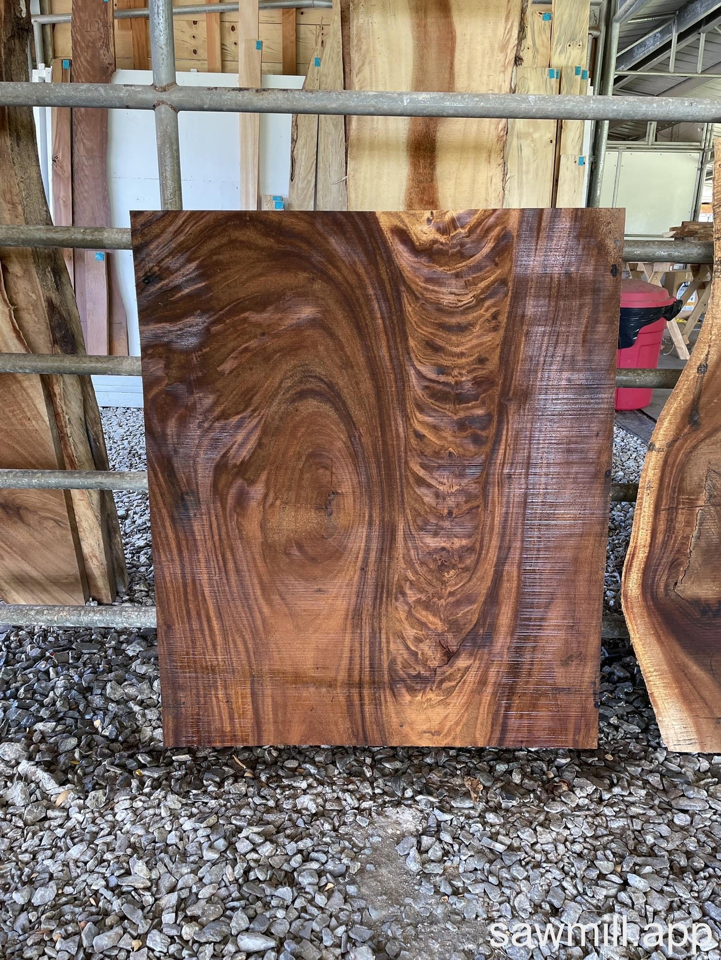 2.25" x 36" x 43" Monkeypod