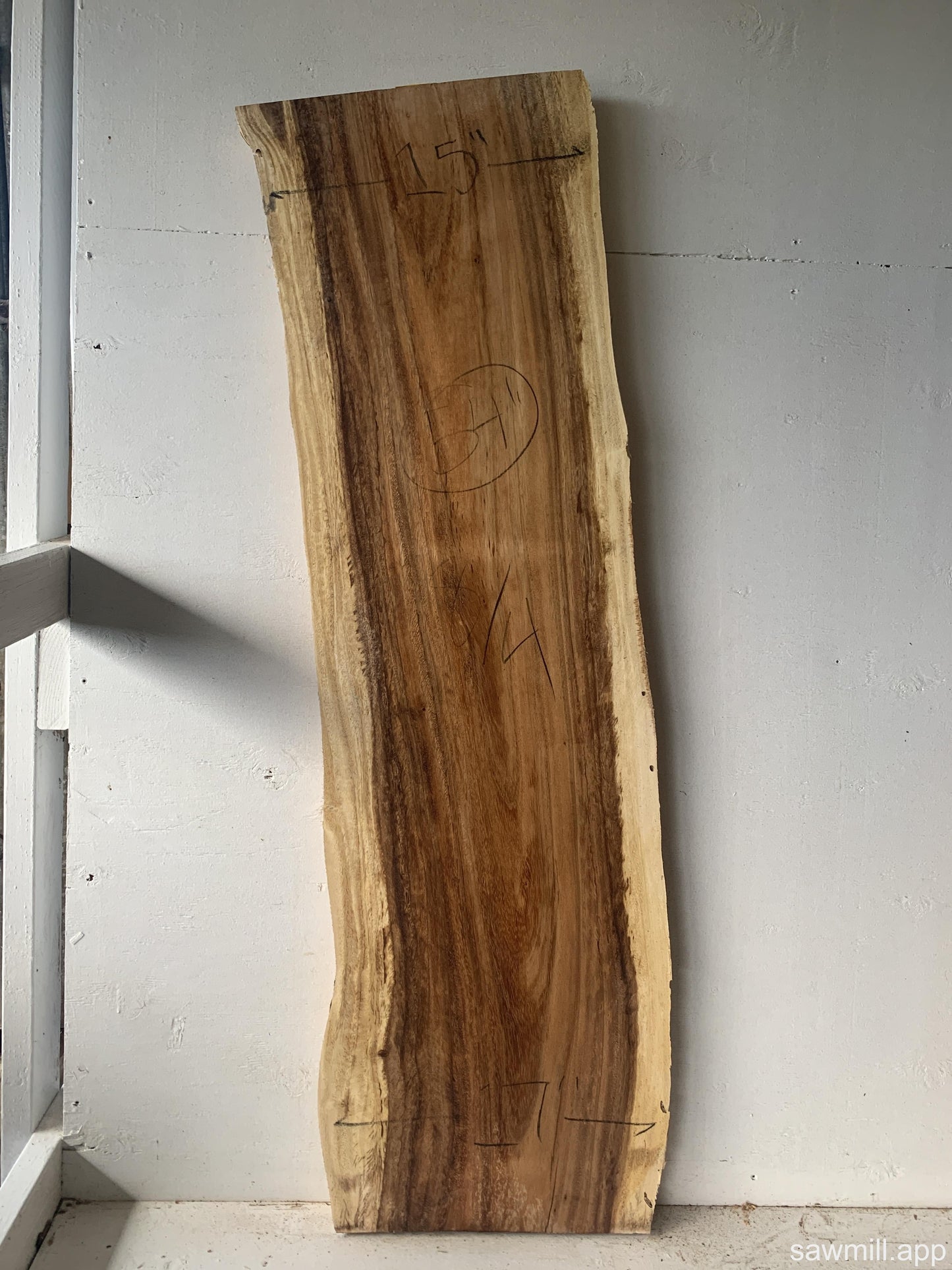 2" x 17" x 54" Monkeypod
