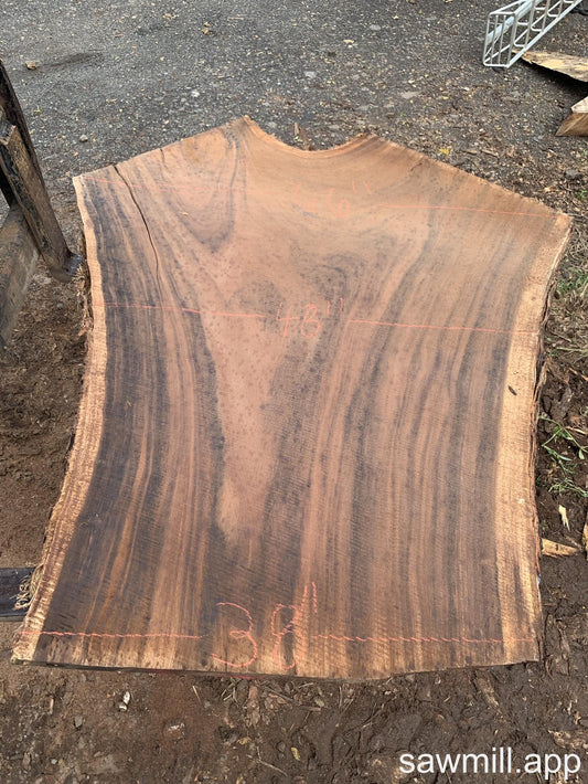 2.5" x 66" x 80" Monkeypod