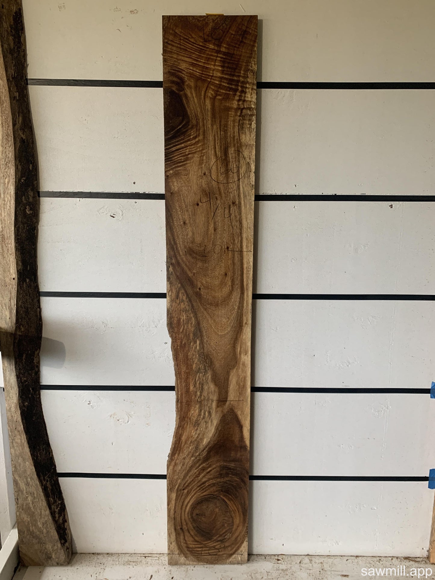 1" x 10" x 66" Monkeypod