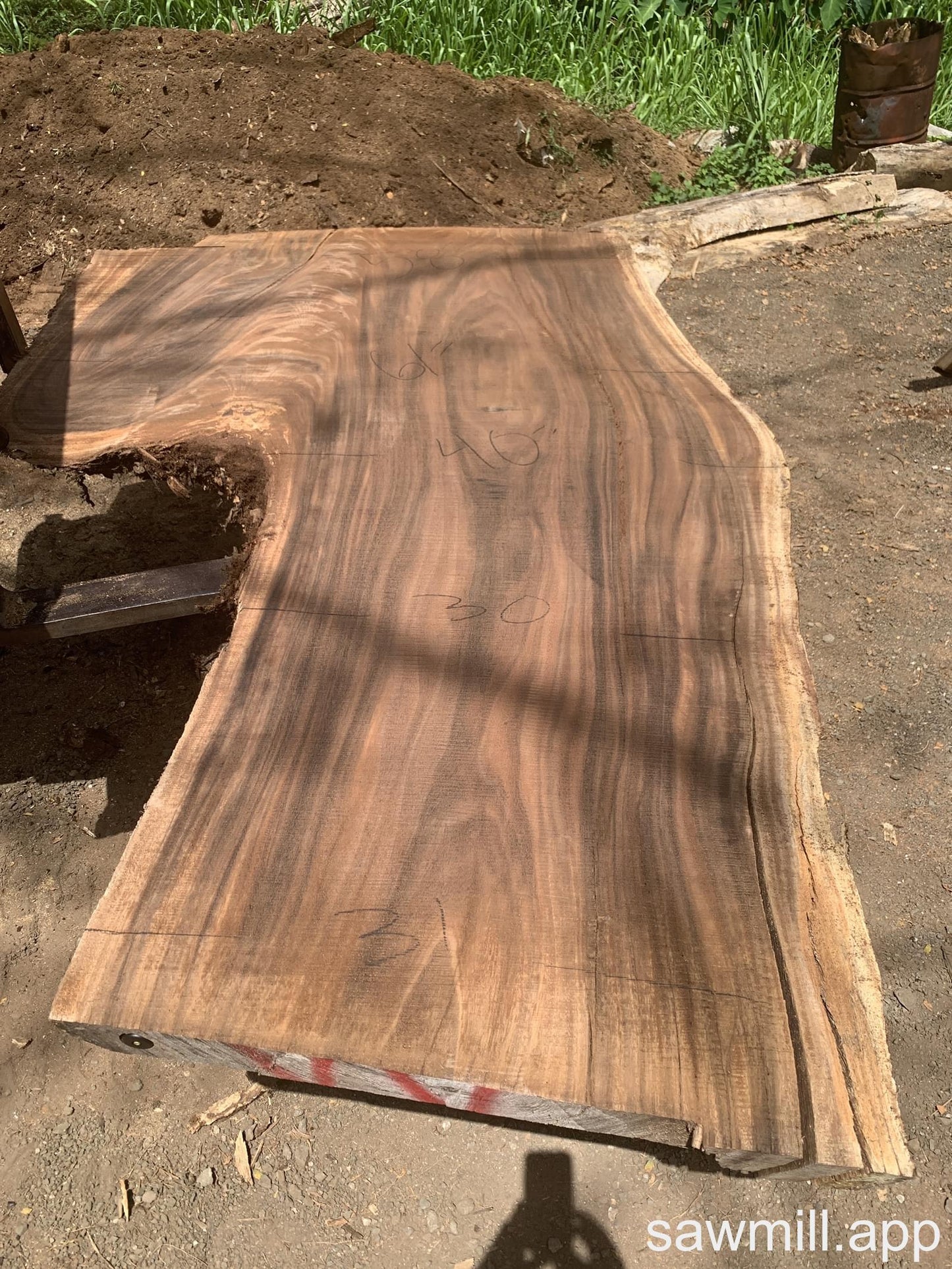 3" x 61" x 92" Monkeypod