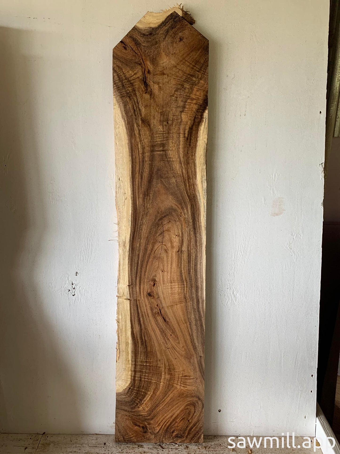 1.5" x 12" x 56" Monkeypod