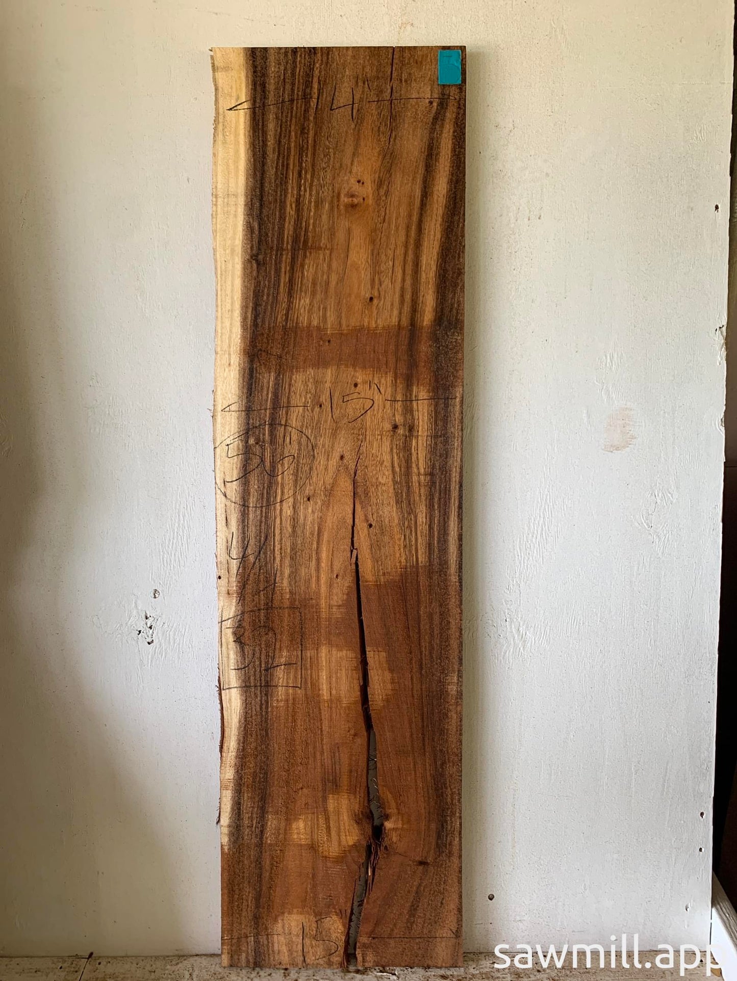 1" x 15" x 56" Monkeypod