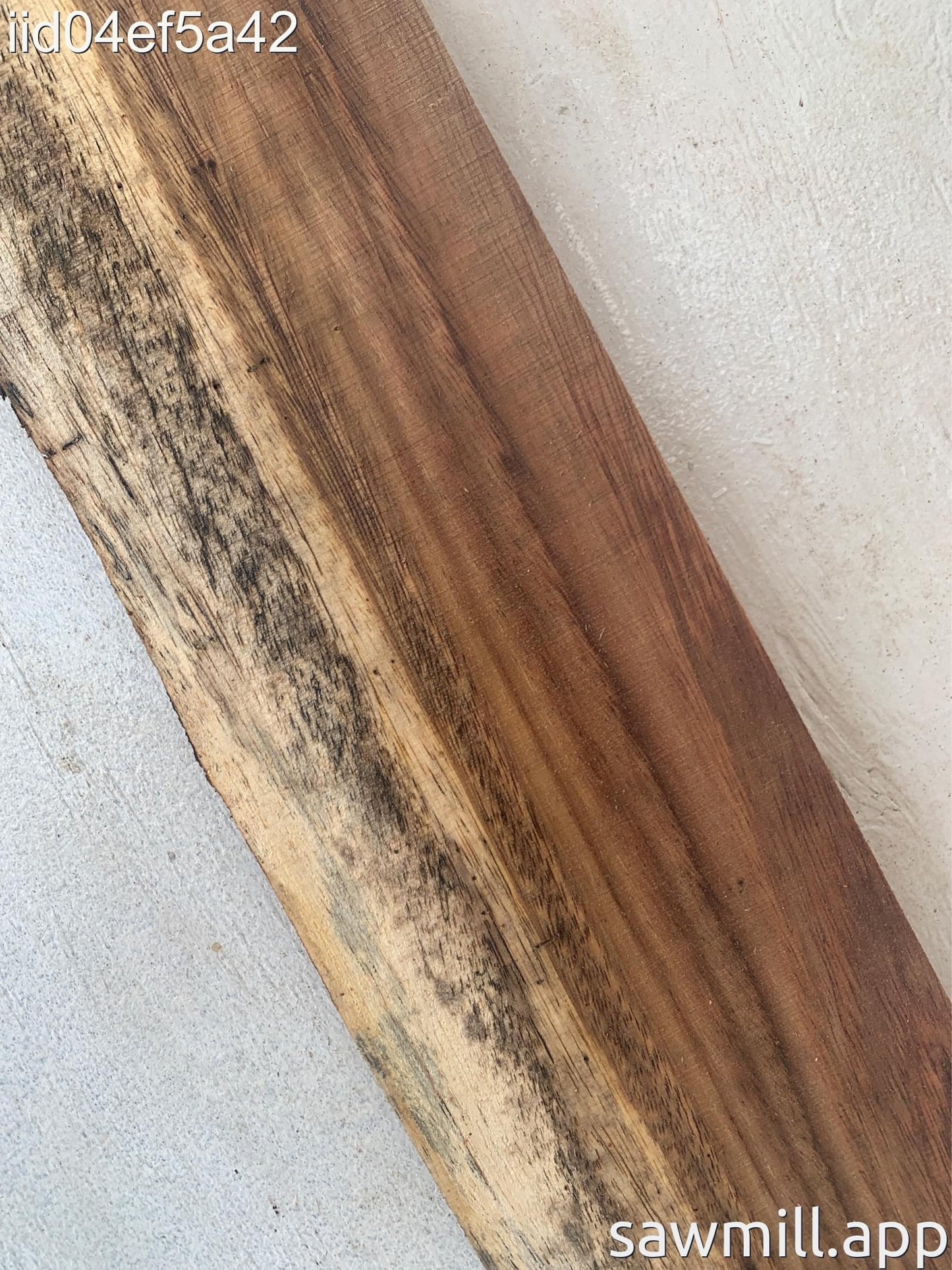 1" x 8" x 84" Chocolate Albizia