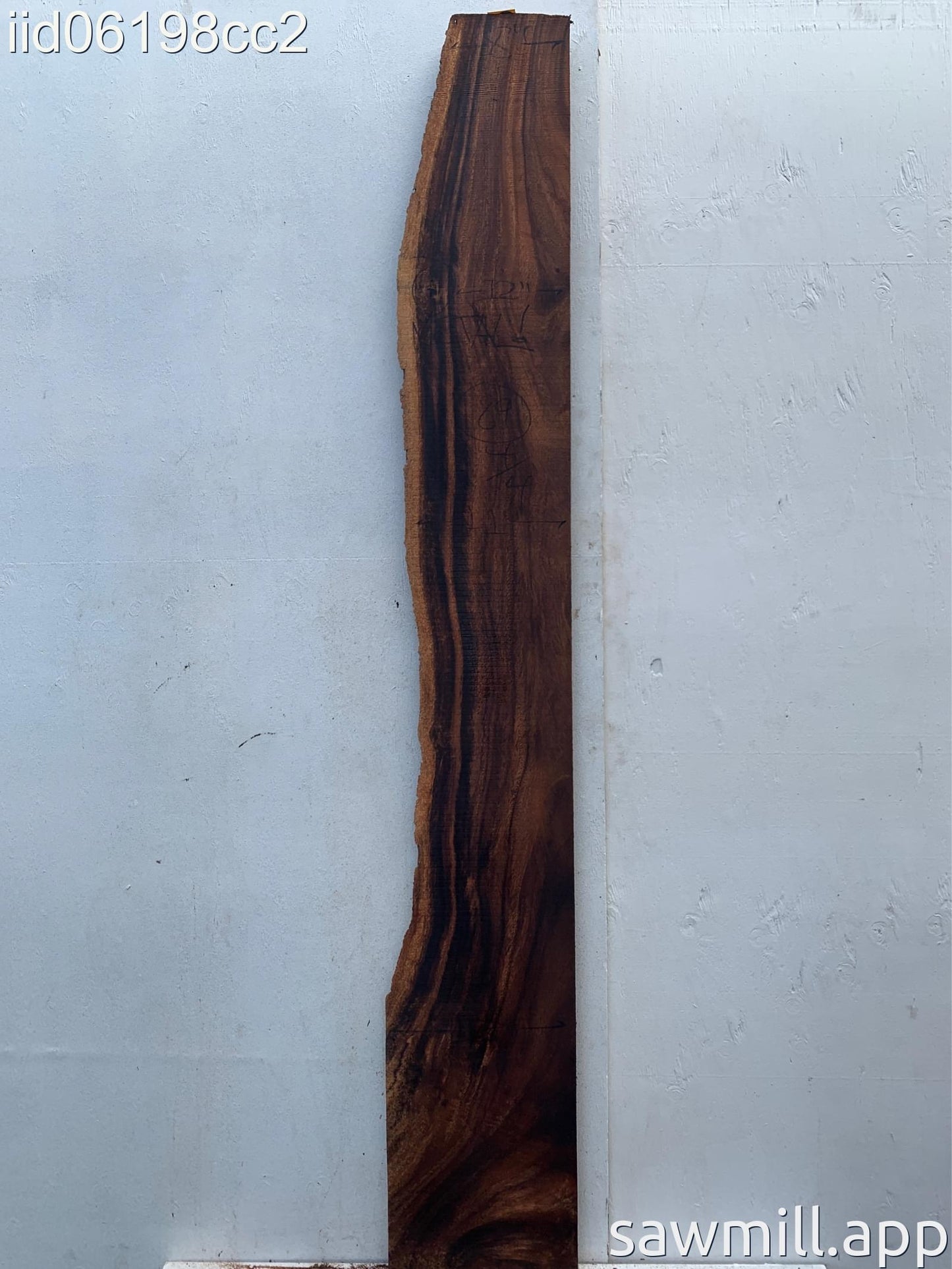 1" x 13" x 89" Monkeypod