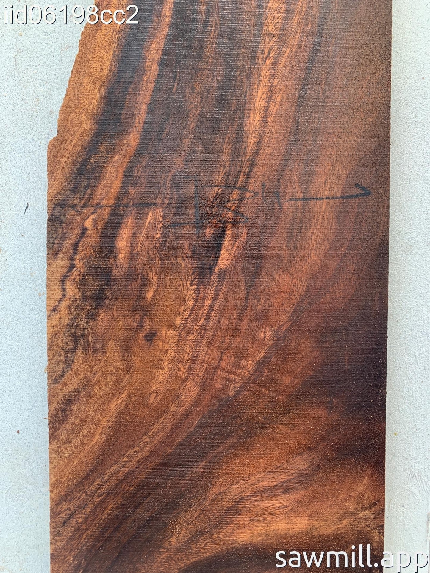 1" x 13" x 89" Monkeypod