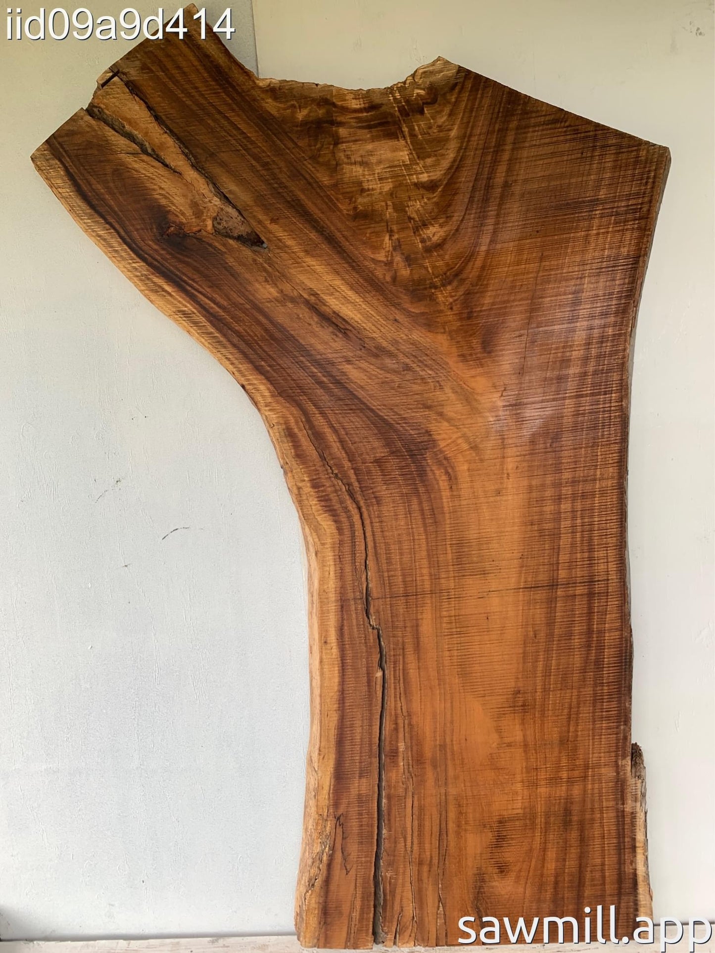 2.25" x 52" x 80" Monkeypod