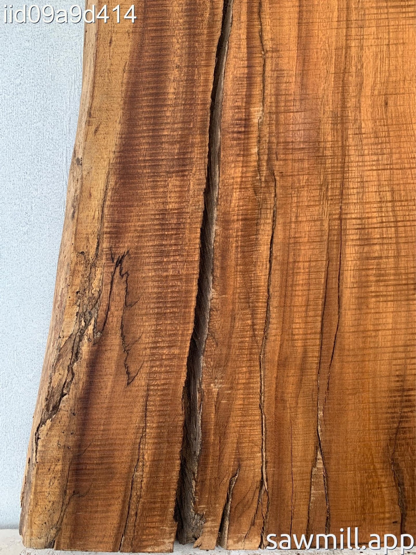 2.25" x 52" x 80" Monkeypod