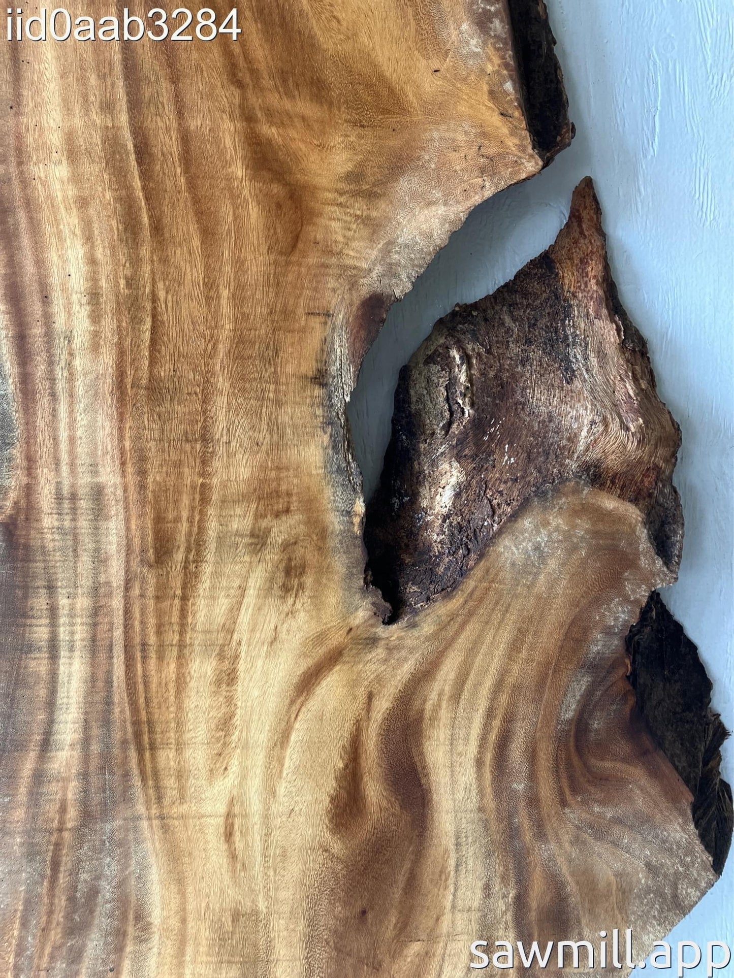 2.25" x 26" x 47" Monkeypod