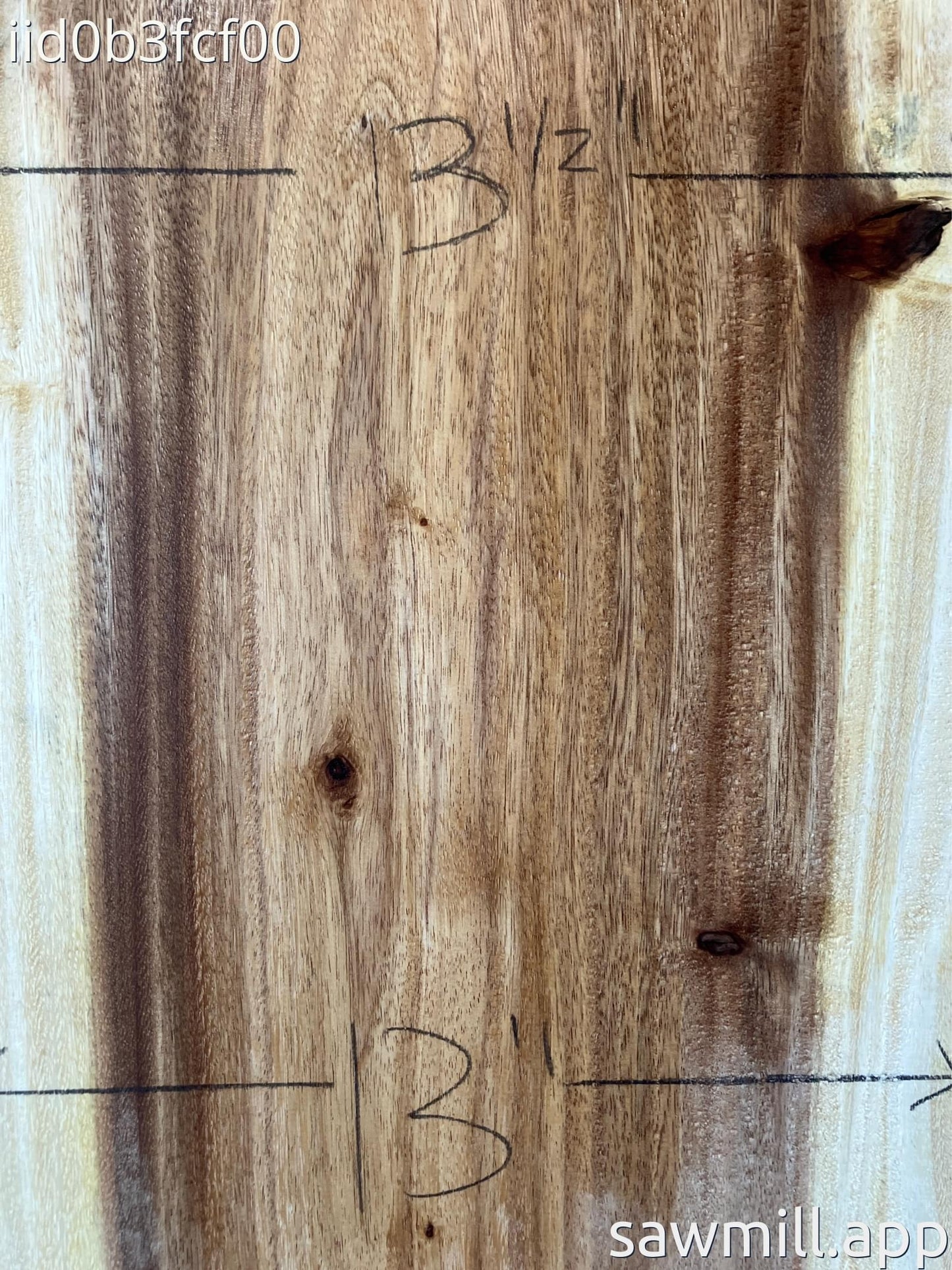 1.5" x 13" x 70" Monkeypod