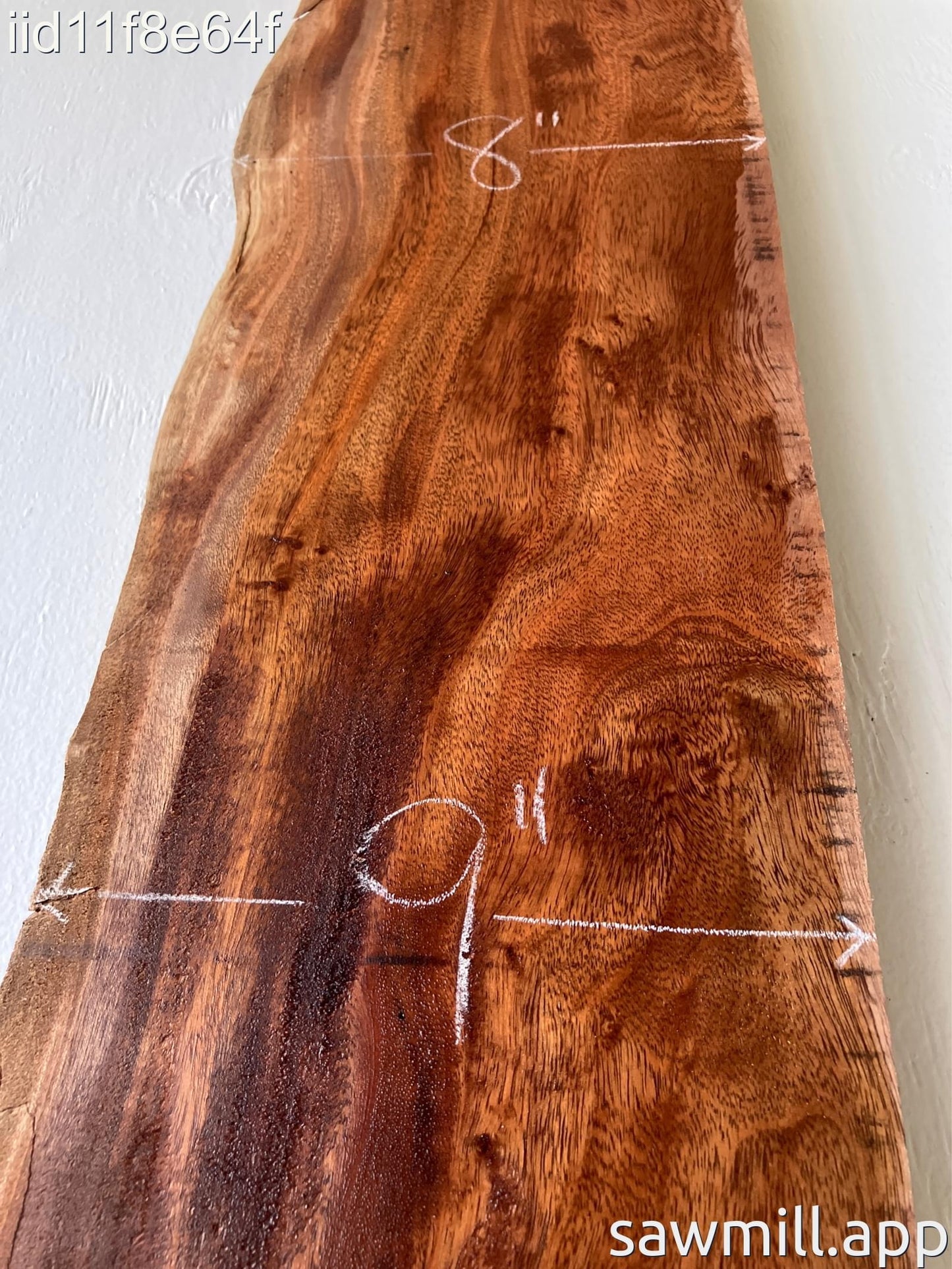 2" x 9" x 51" False Kamani