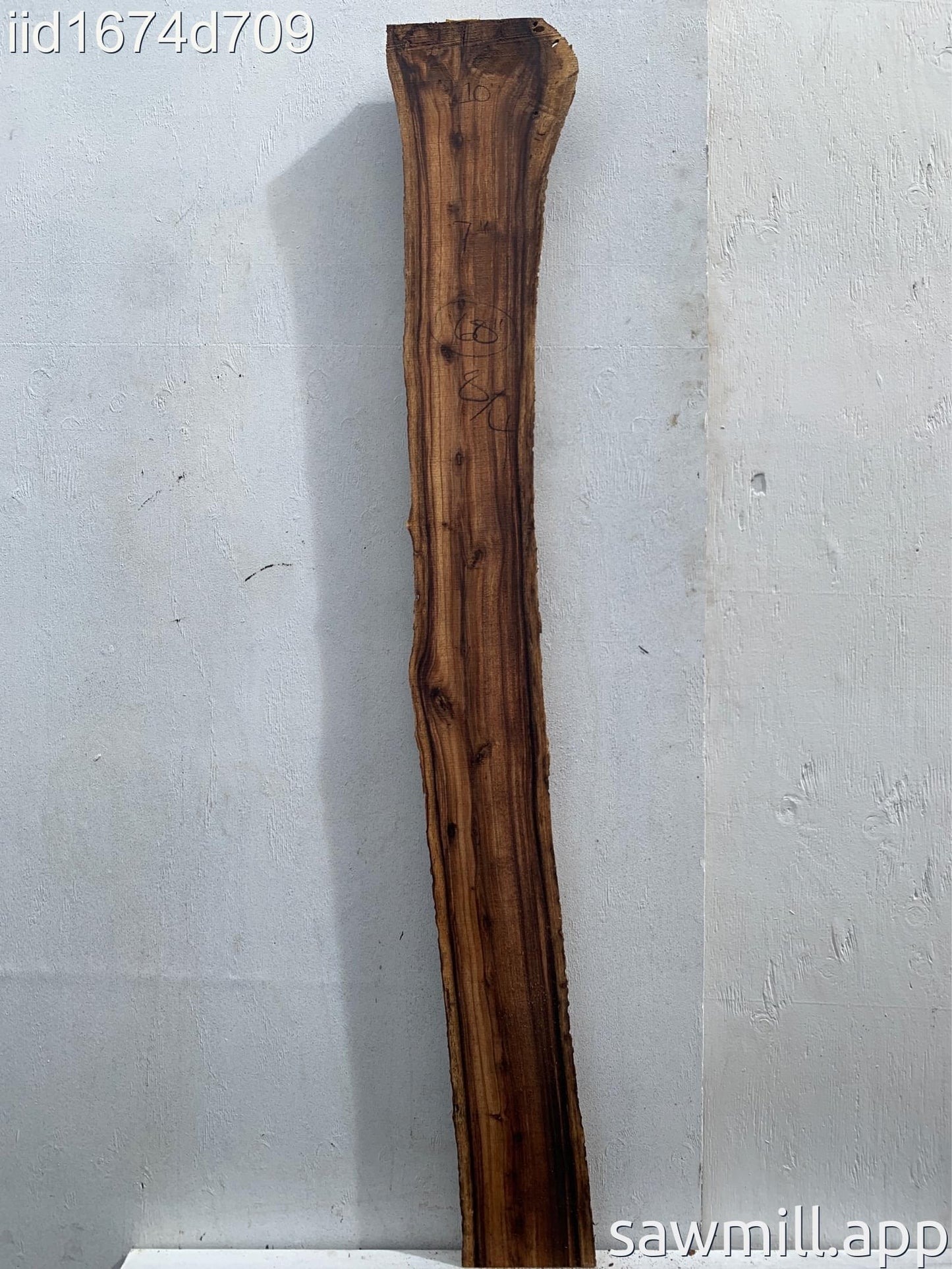 2" x 10" x 68" Monkeypod