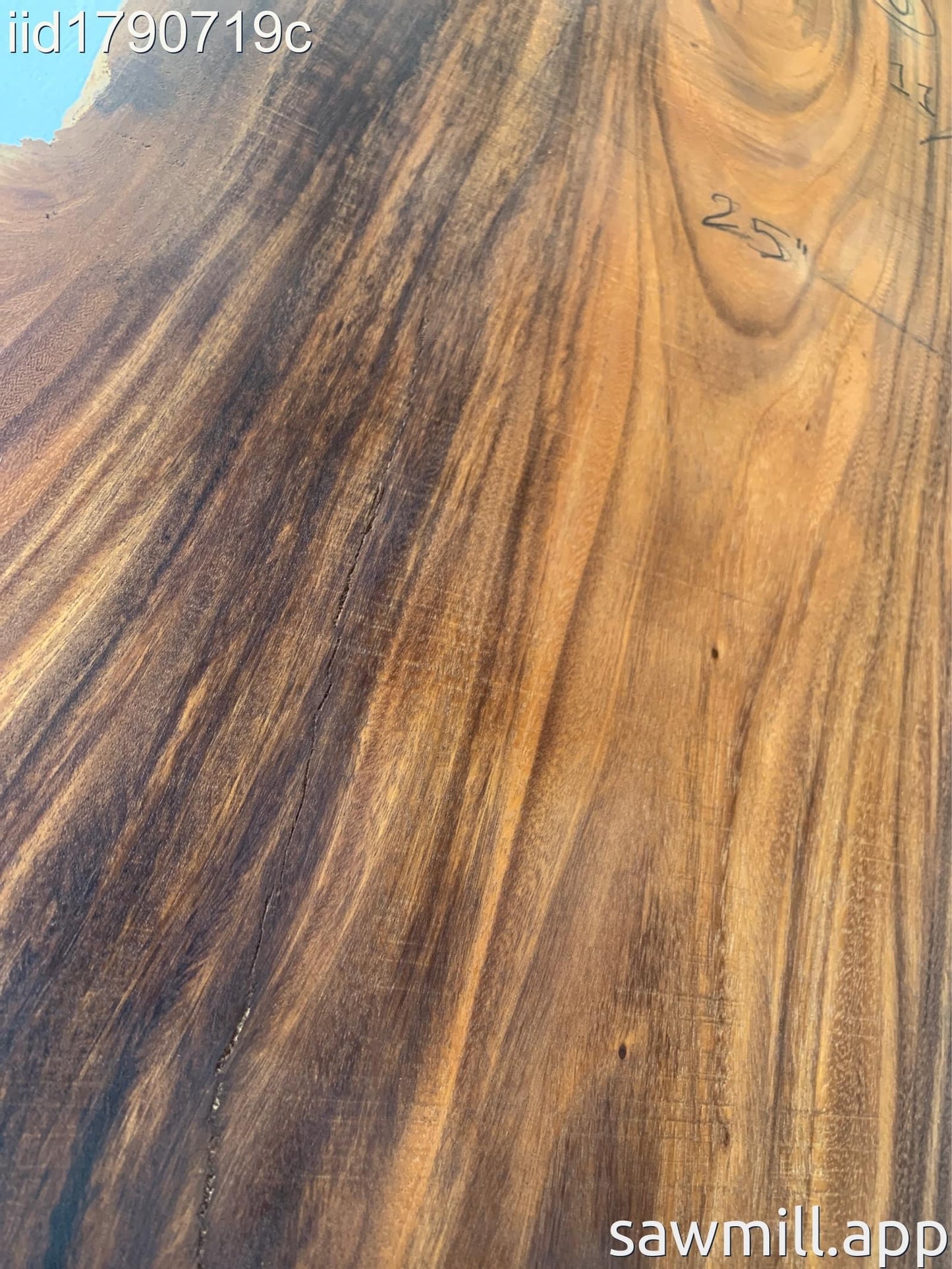 2.75" x 25" x 50" Monkeypod