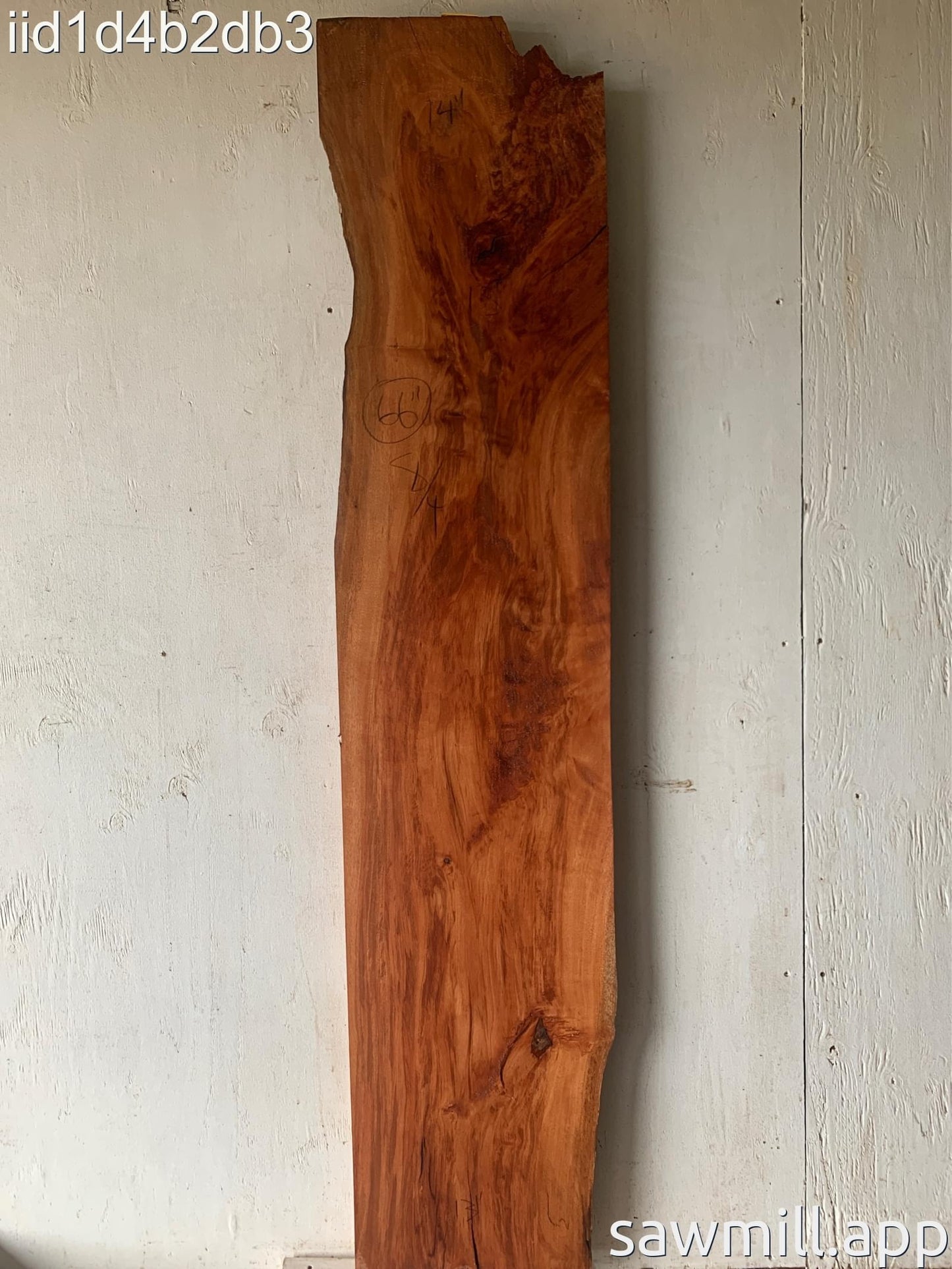 2" x 14" x 66" Lychee