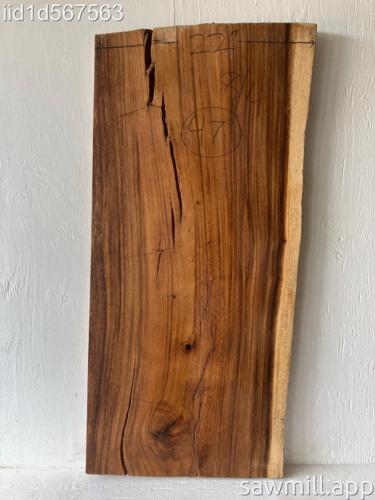 2" x 22" x 47" Monkeypod