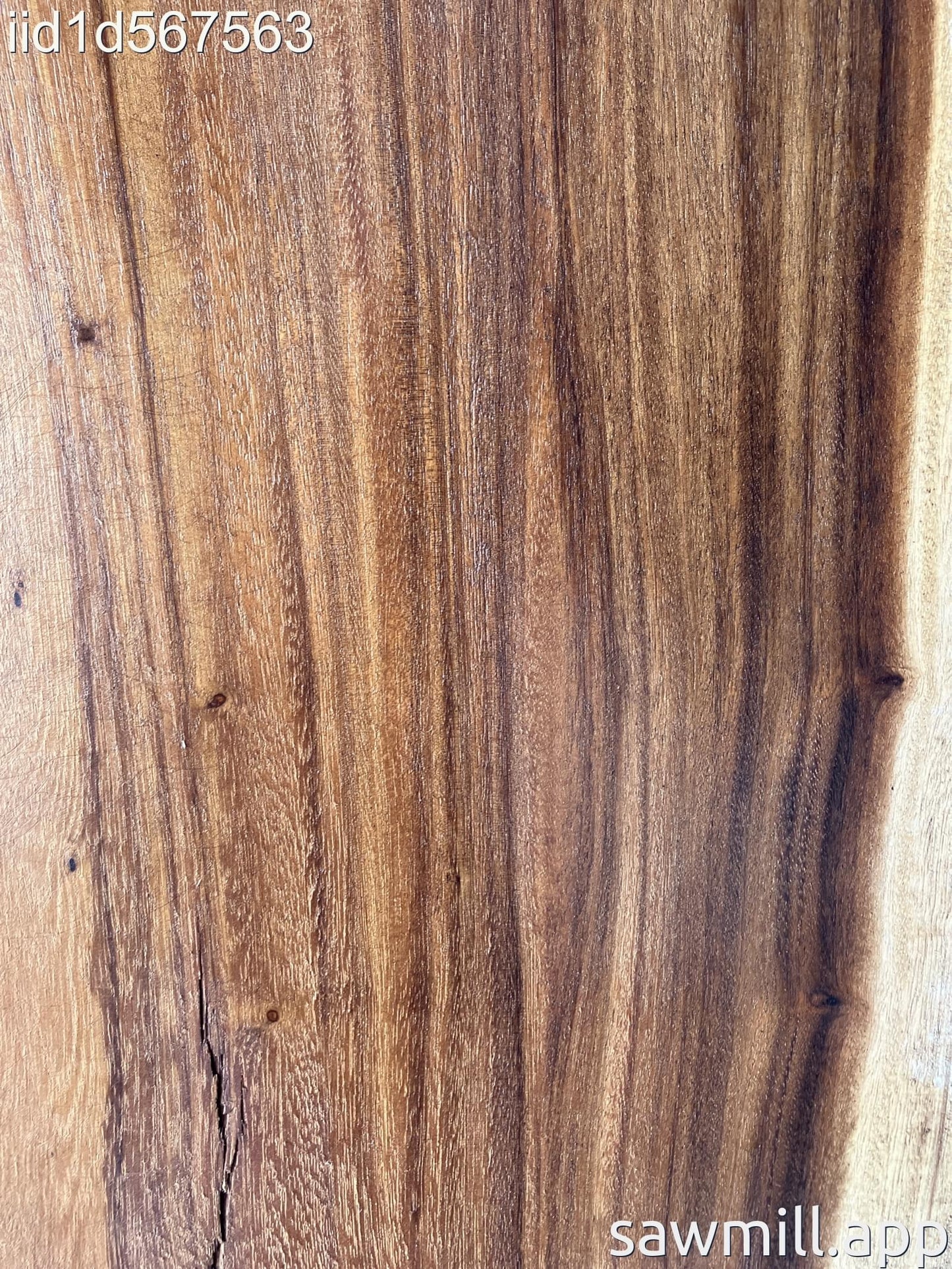 2" x 22" x 47" Monkeypod