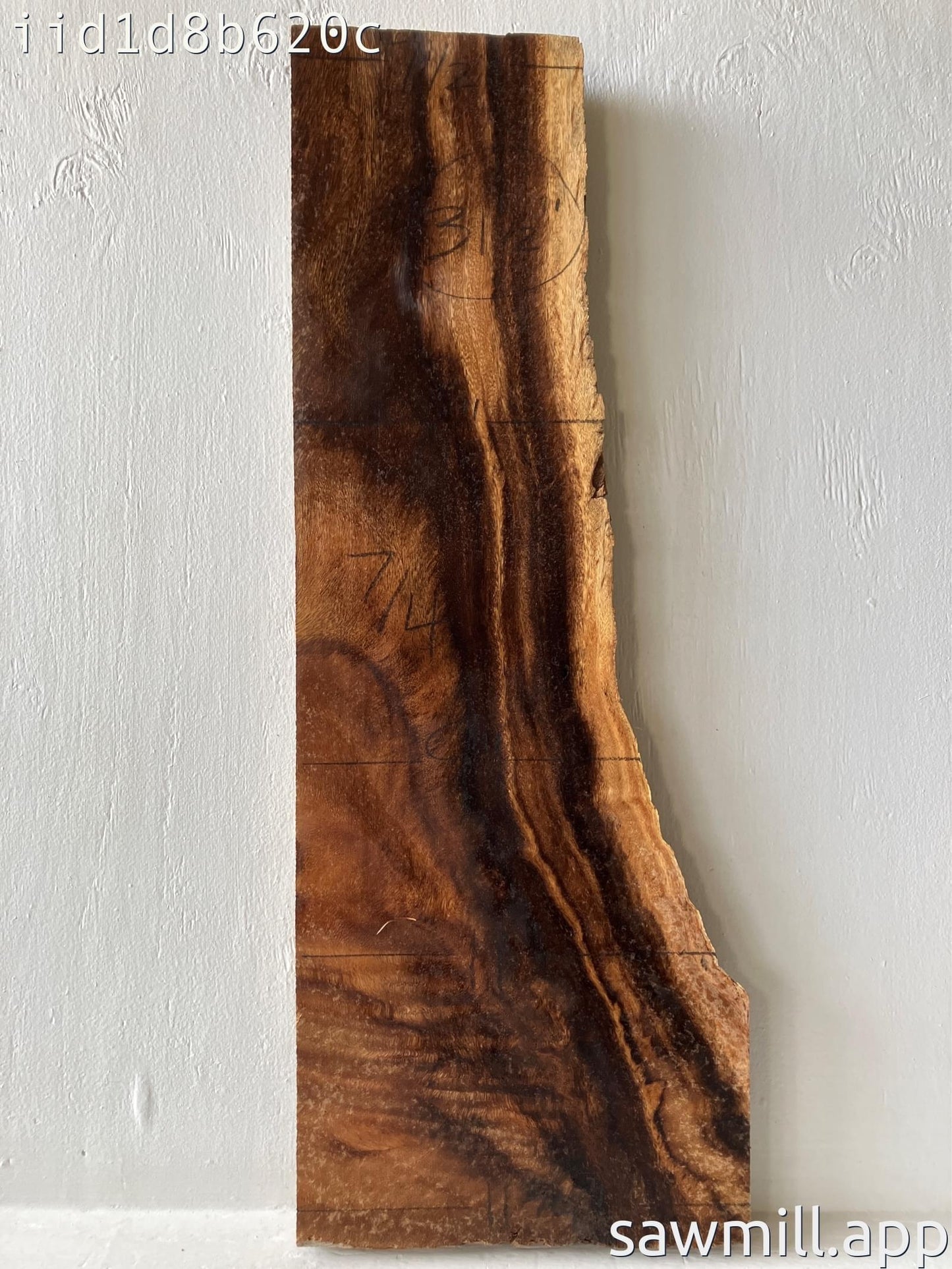 1.75" x 11" x 31" Monkeypod
