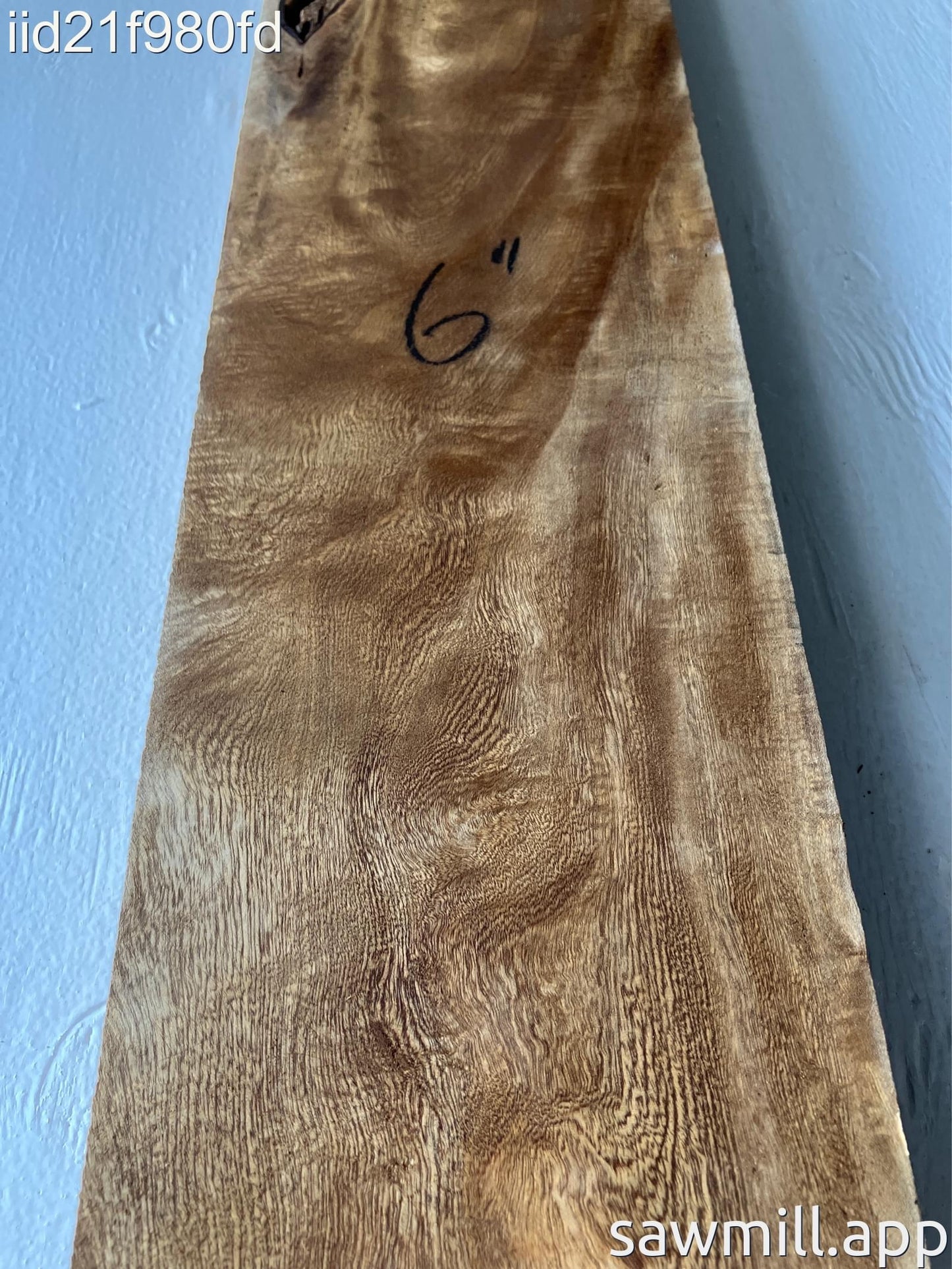 1.75" x 6" x 83" Fiddle Wood