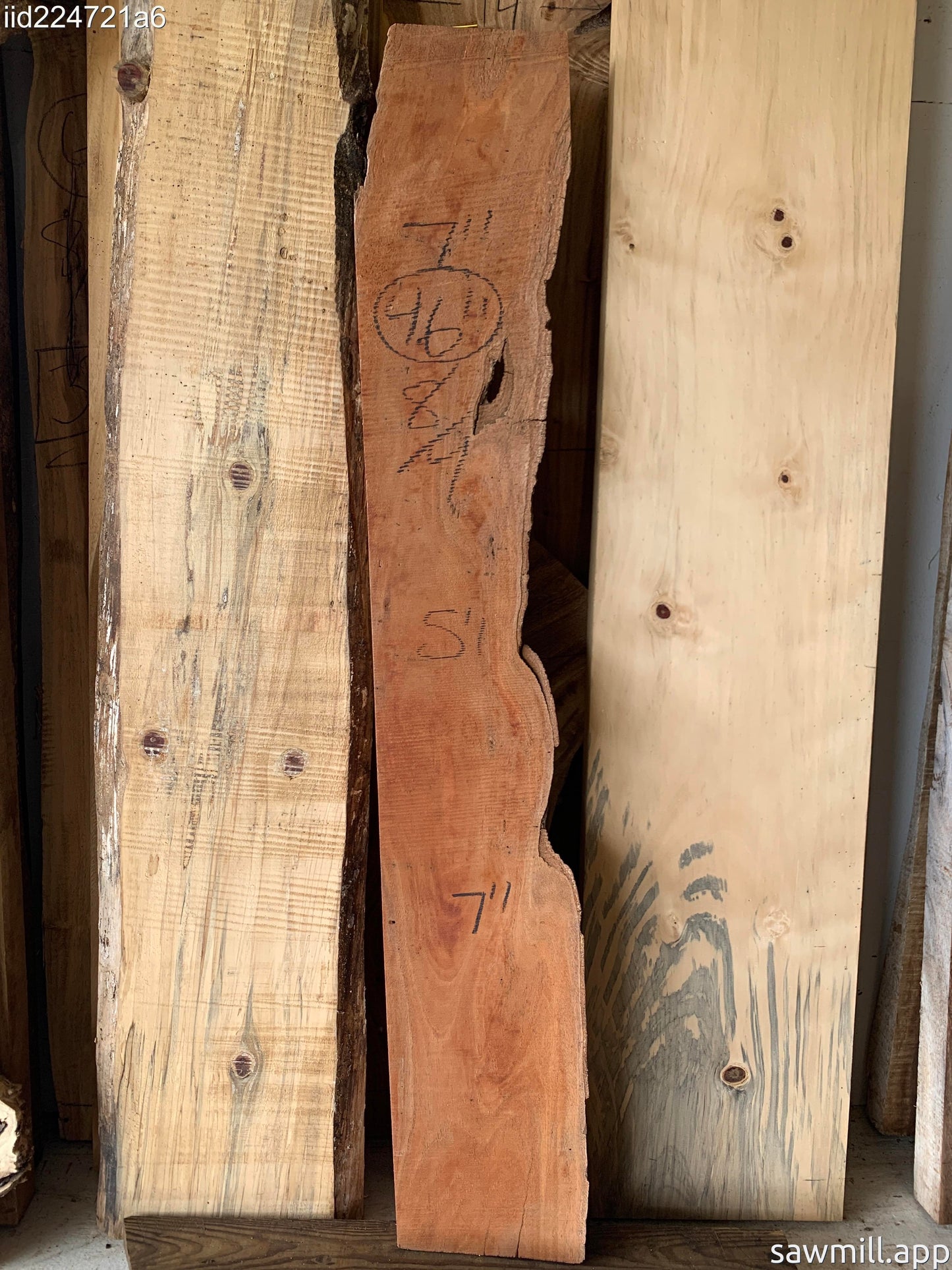 2" x 7" x 46" False Kamani