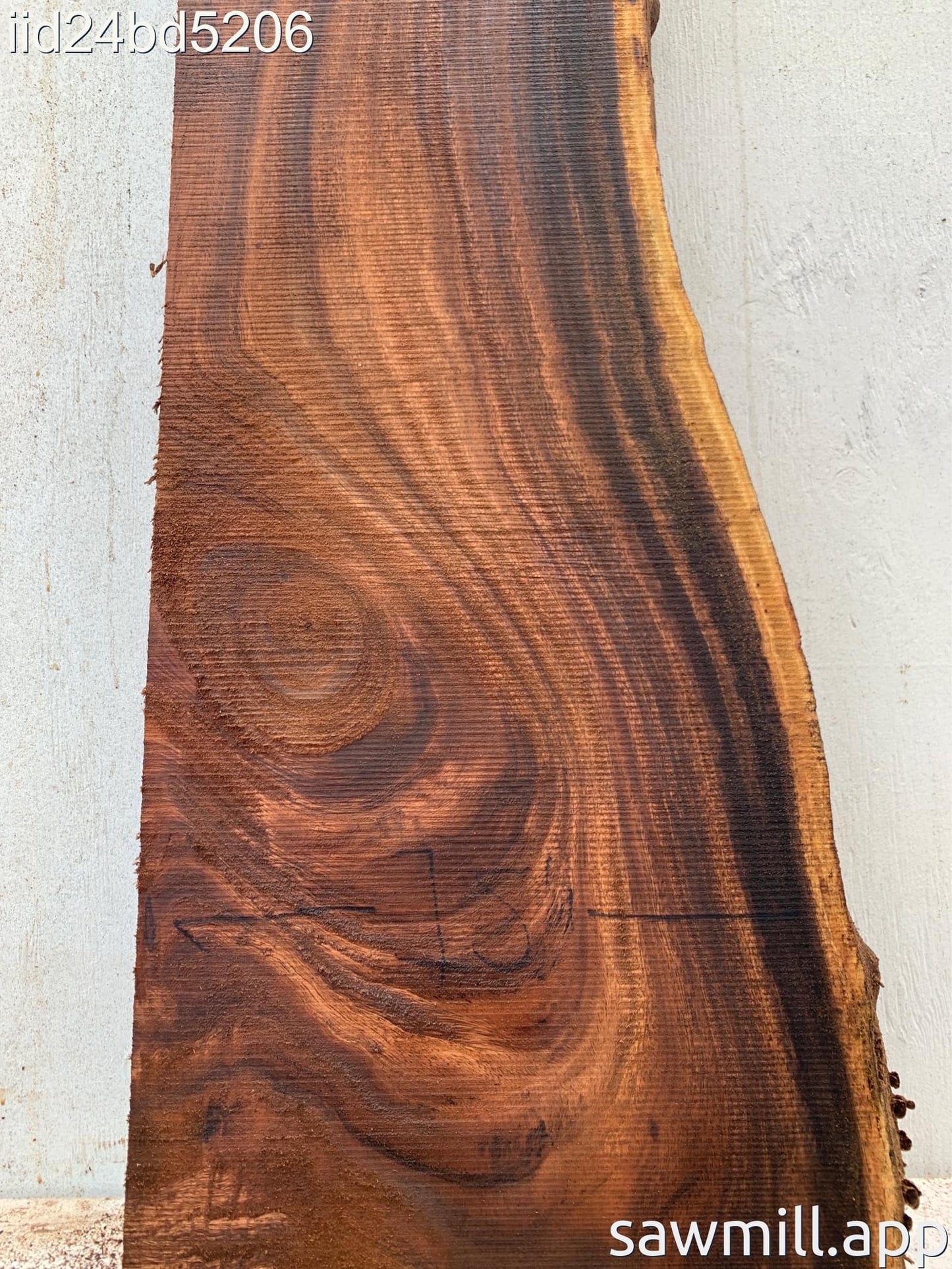 2.5" x 16" x 99" Monkeypod