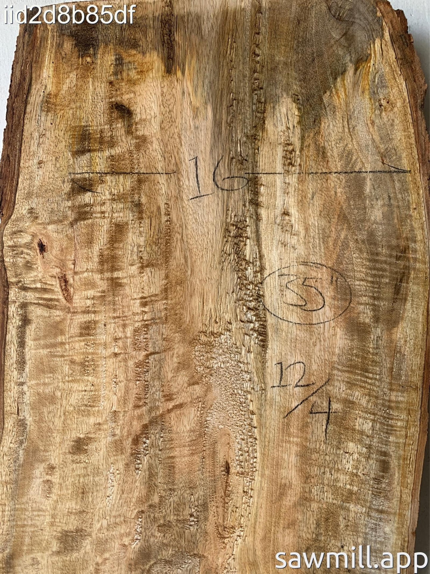 3" x 18" x 35" Mango