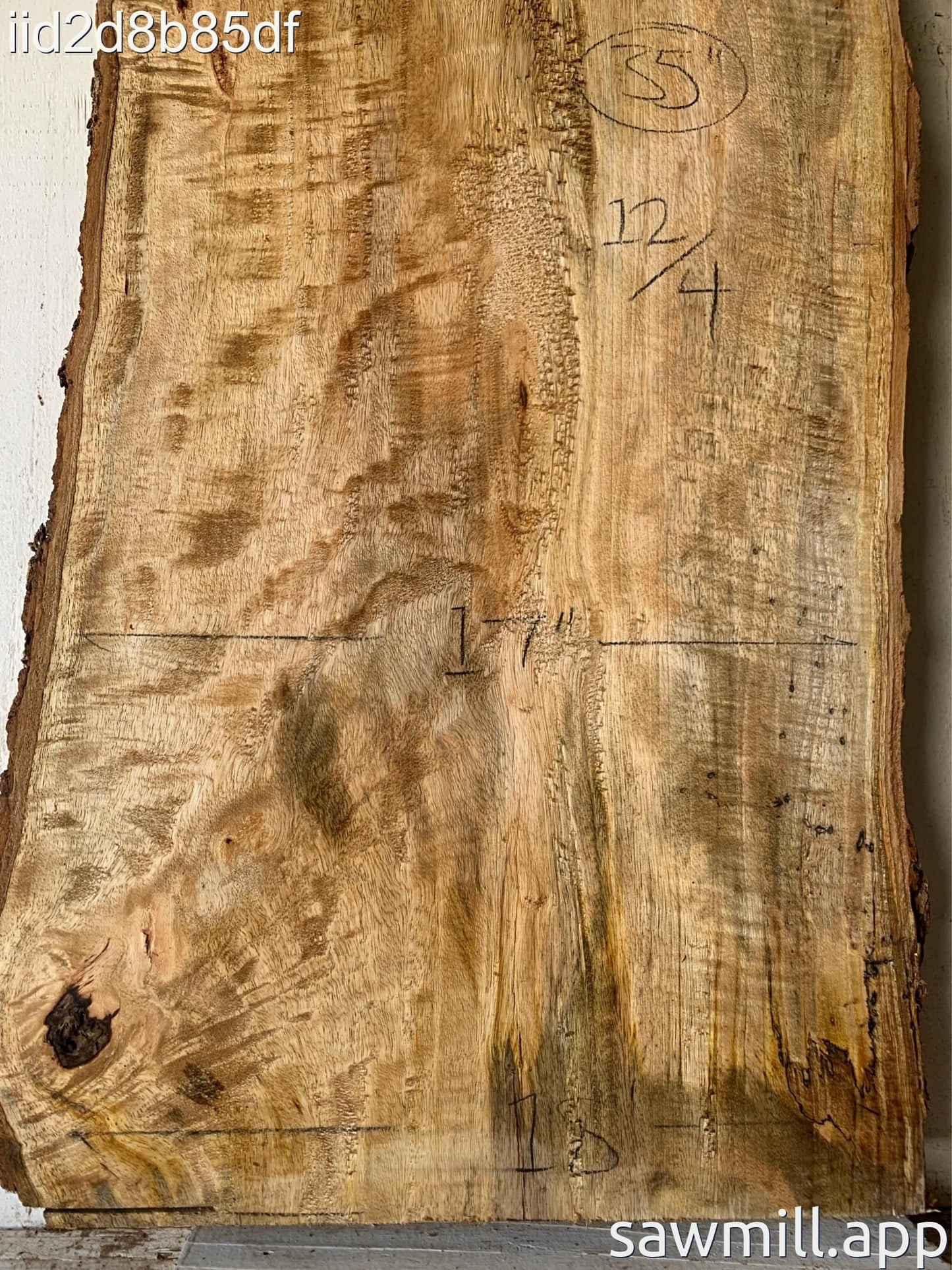 3" x 18" x 35" Mango