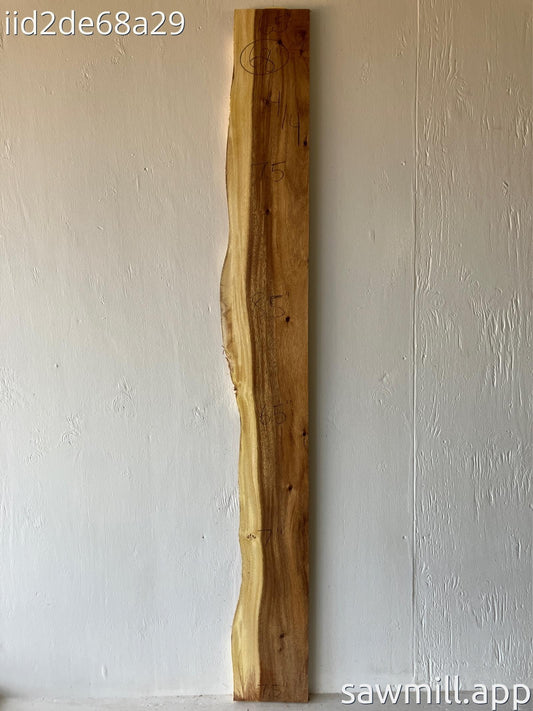 1" x 8" x 68" Monkeypod