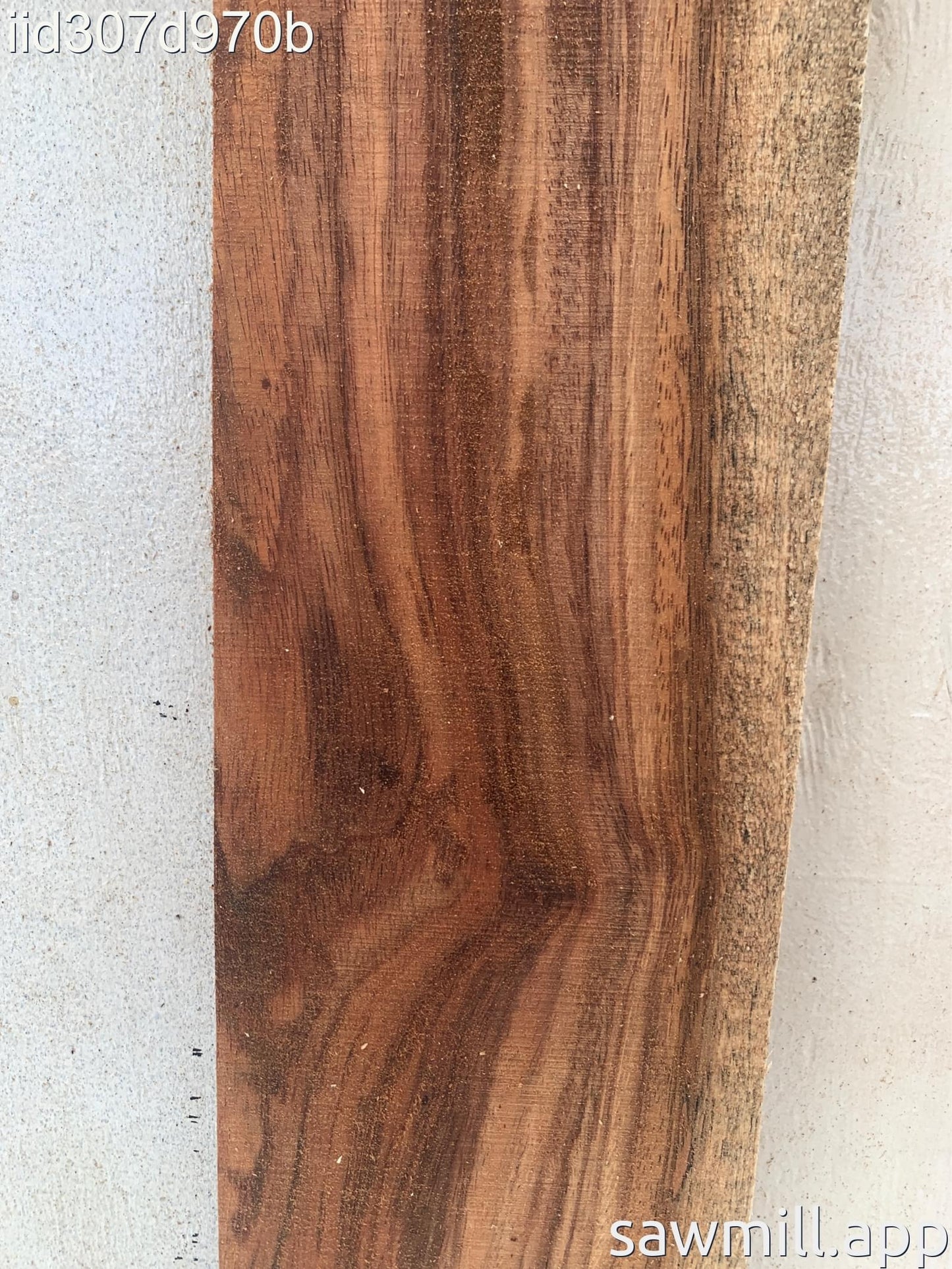 1" x 7" x 85" Chocolate Albizia