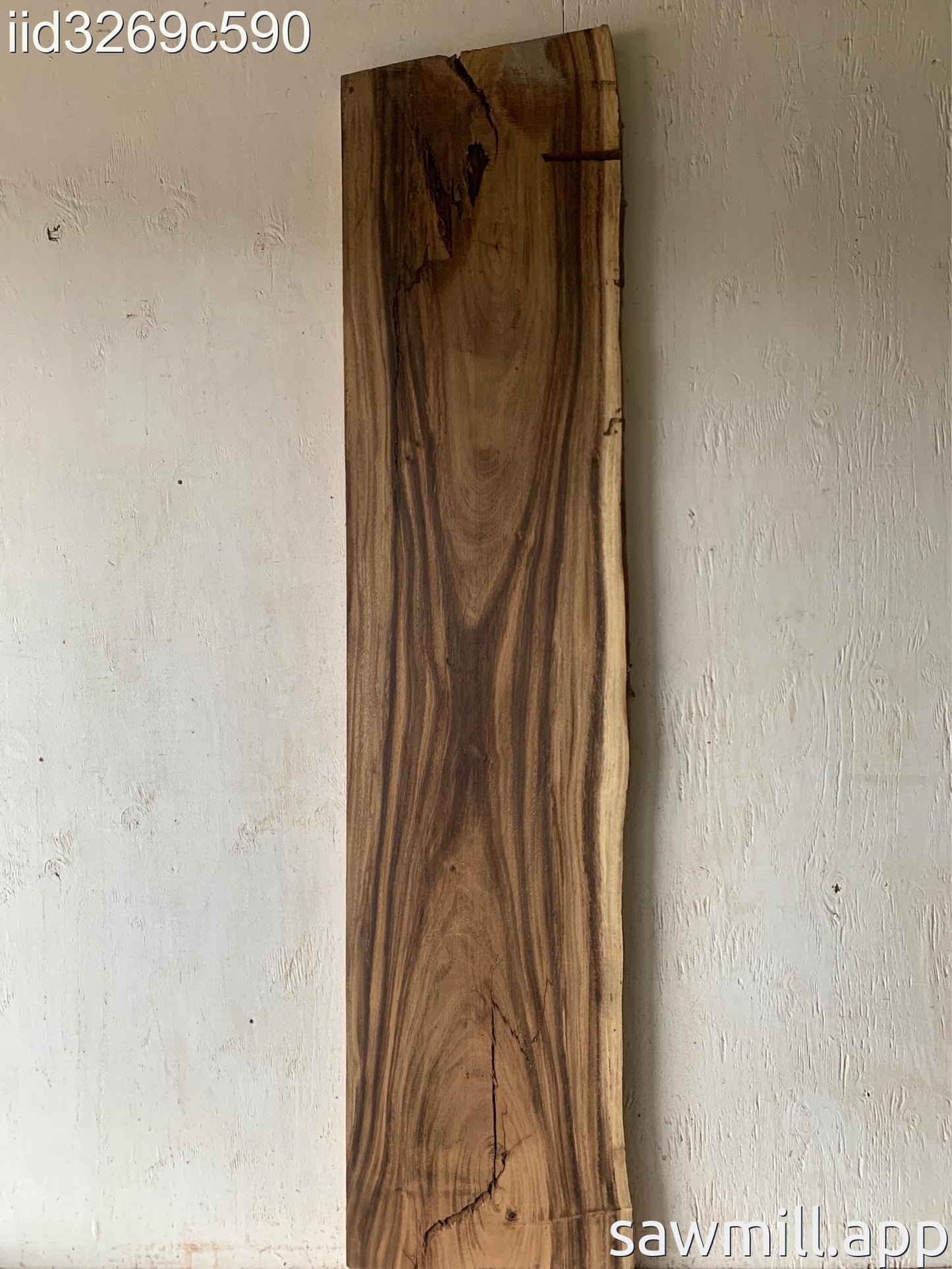 1.75" x 18" x 79" Monkeypod