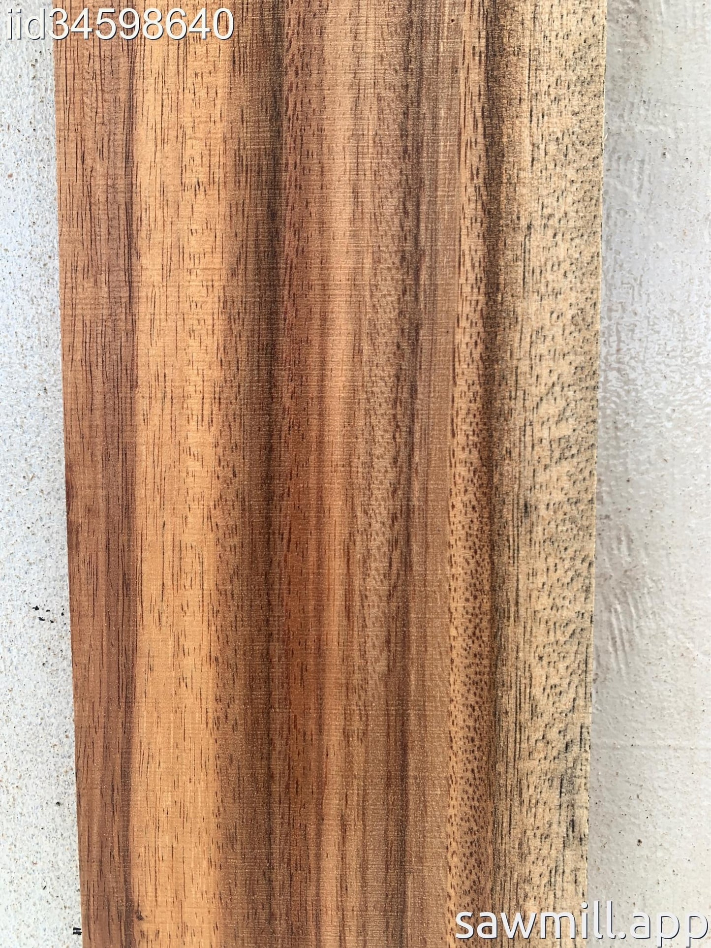 1" x 7" x 60" Chocolate Albizia