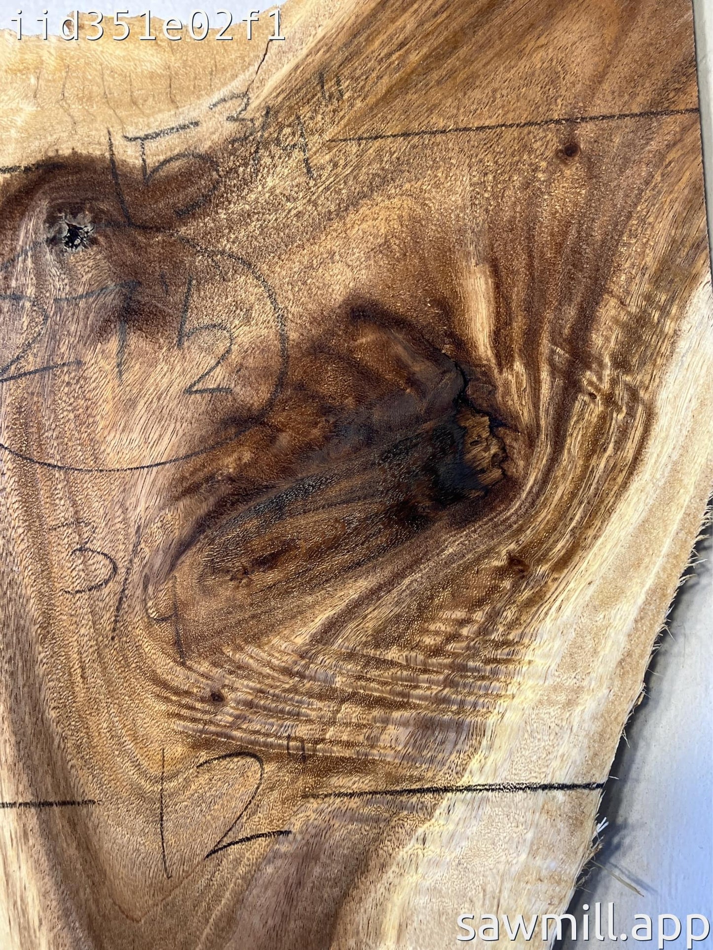 0.75" x 15" x 27" Monkeypod