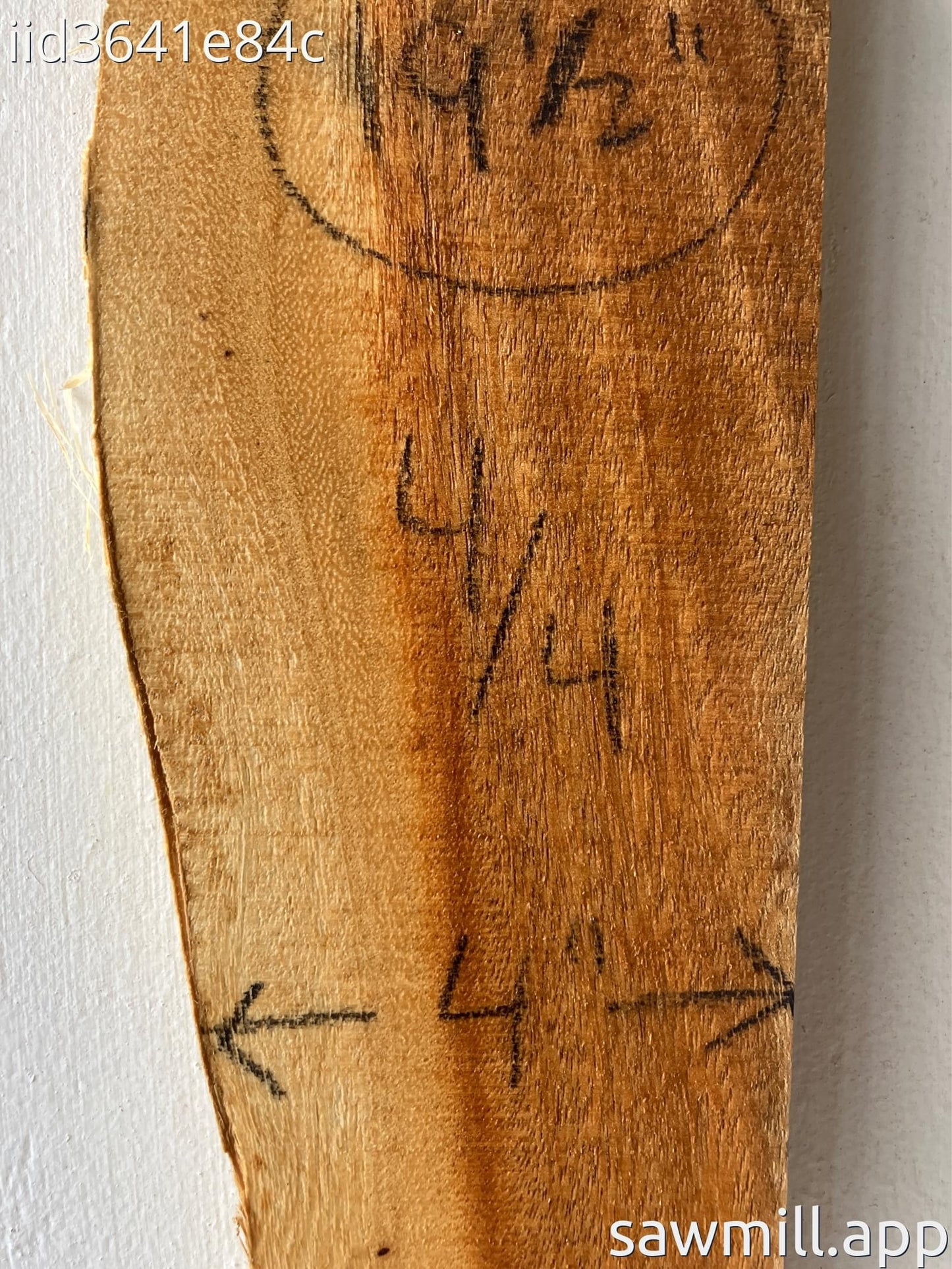 1" x 4" x 19" Monkeypod