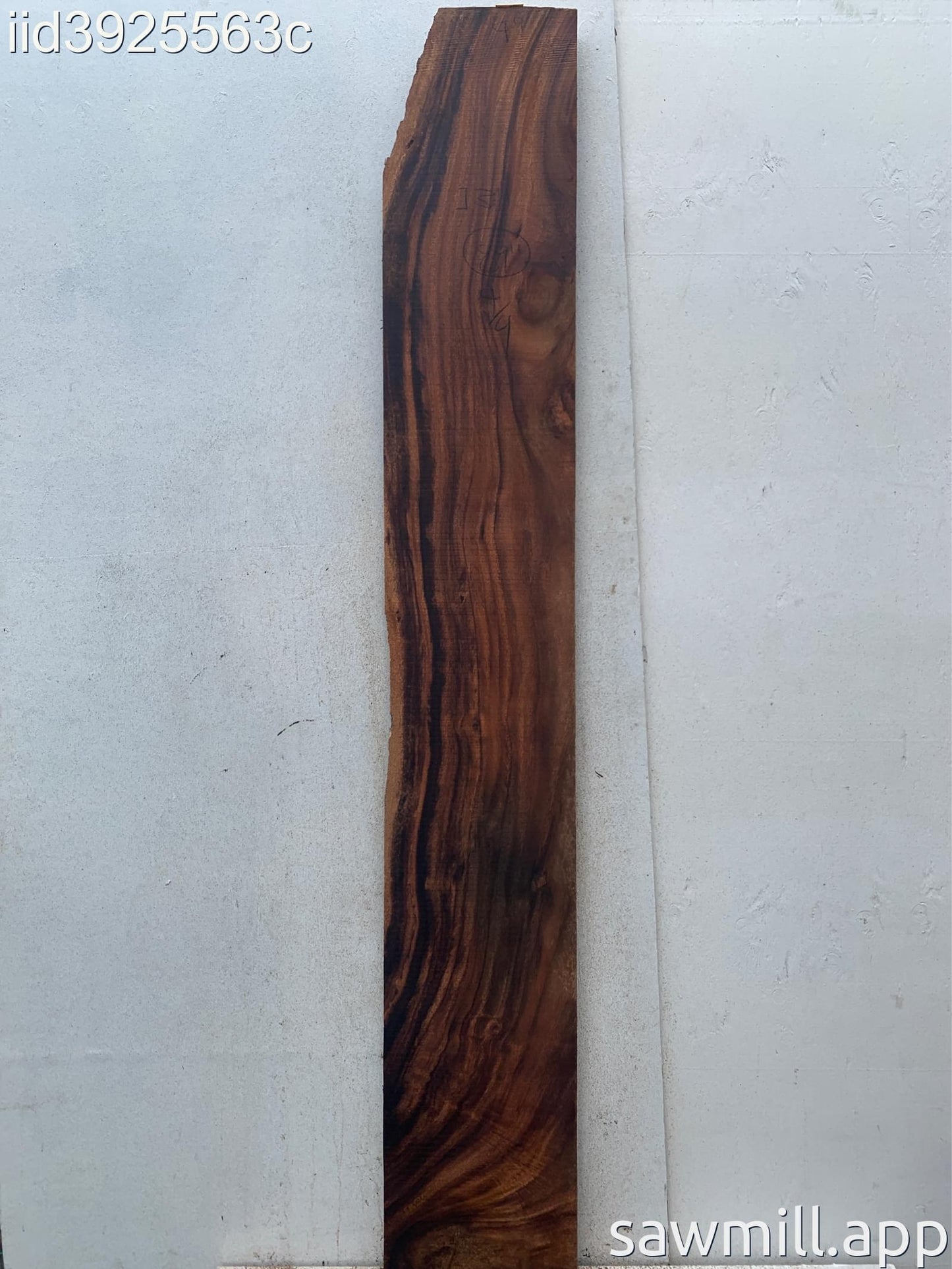 1" x 13" x 89" Monkeypod