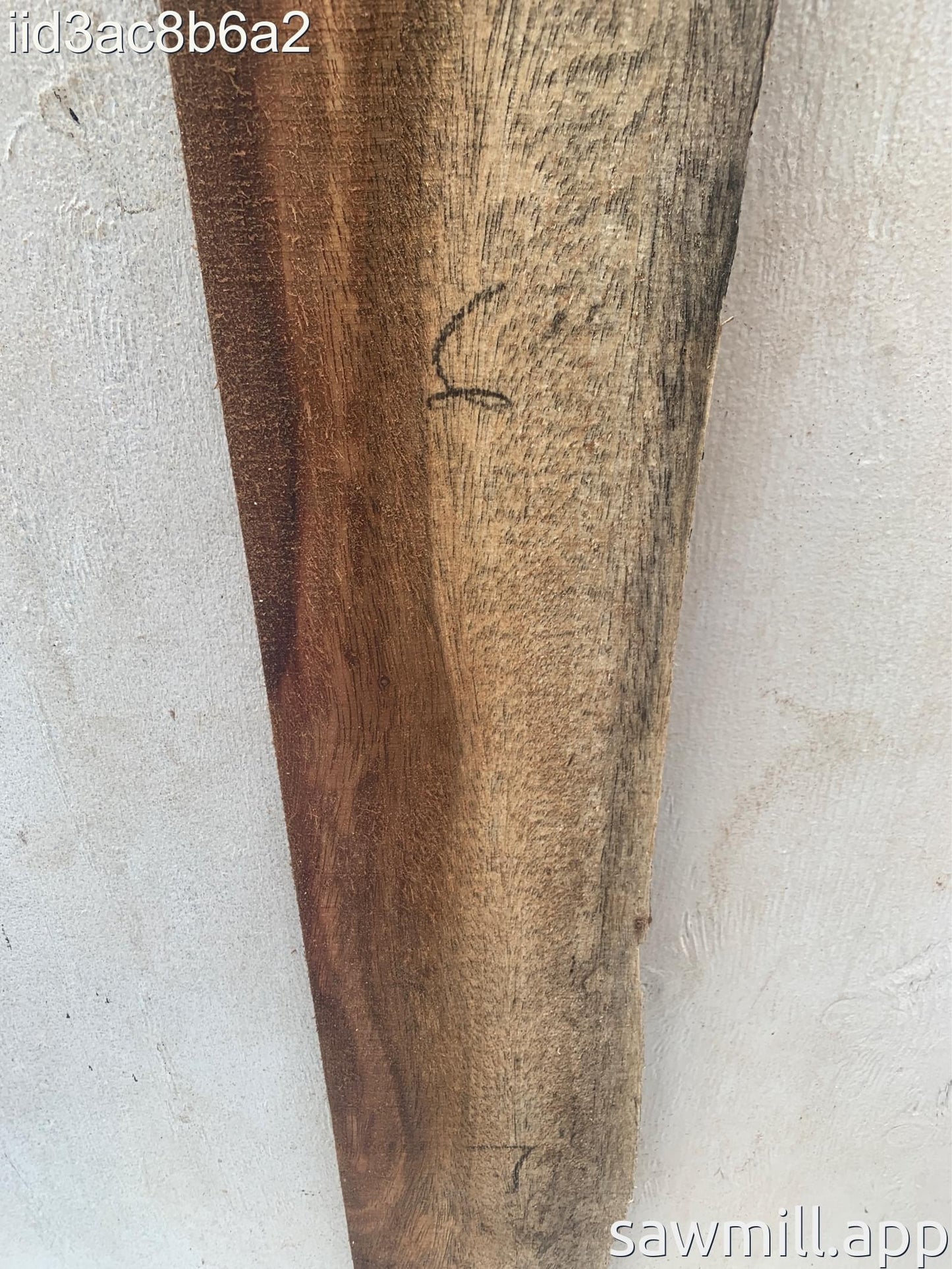 1" x 7" x 85" Chocolate Albizia