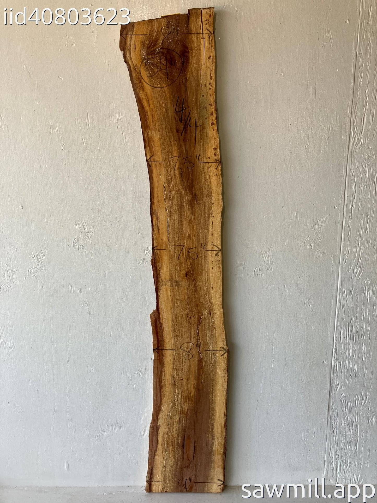 1" x 9" x 54" False Kamani