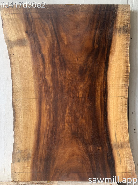 2" x 30" x 42" Monkeypod