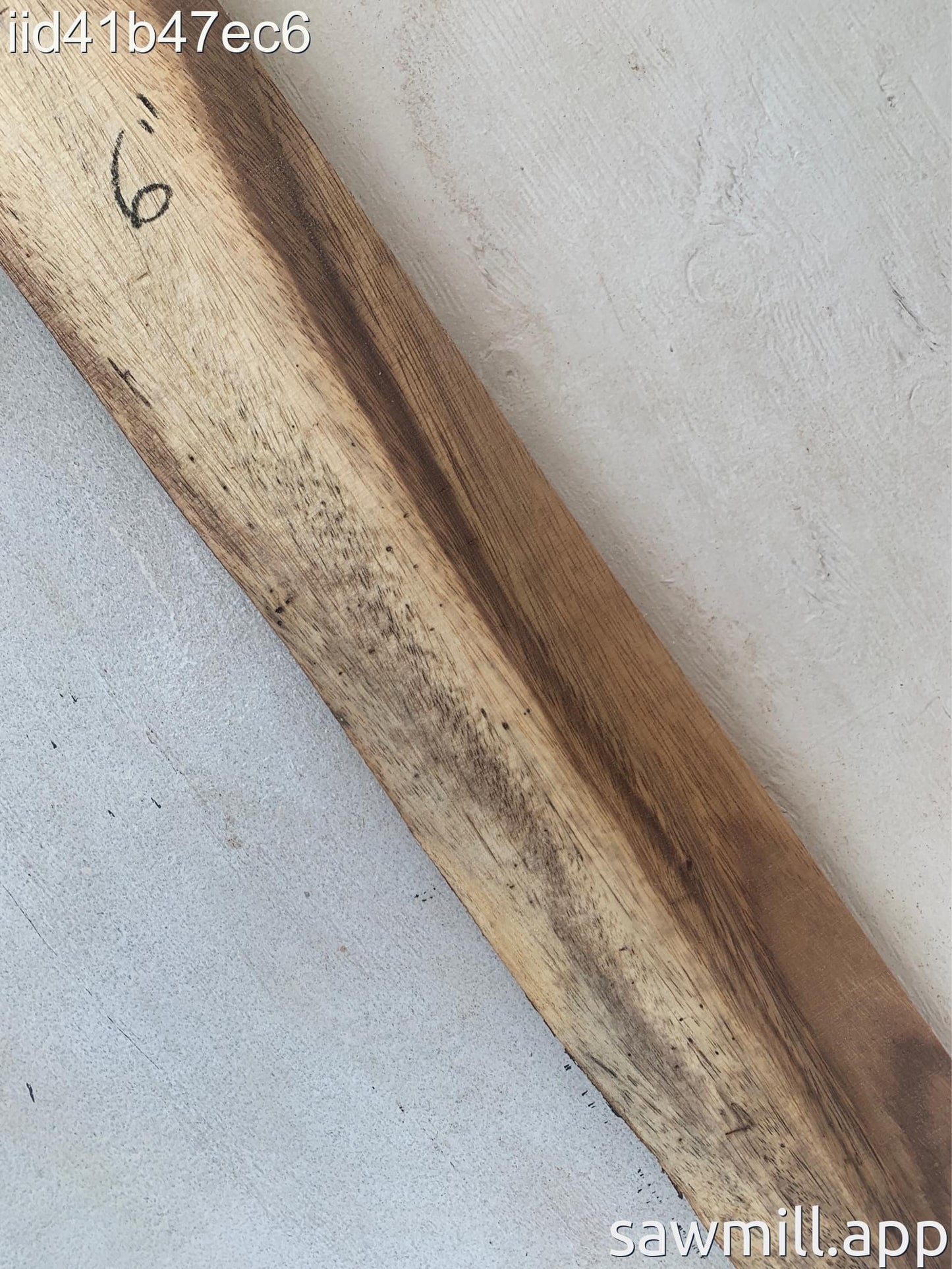 1" x 8" x 84" Chocolate Albizia