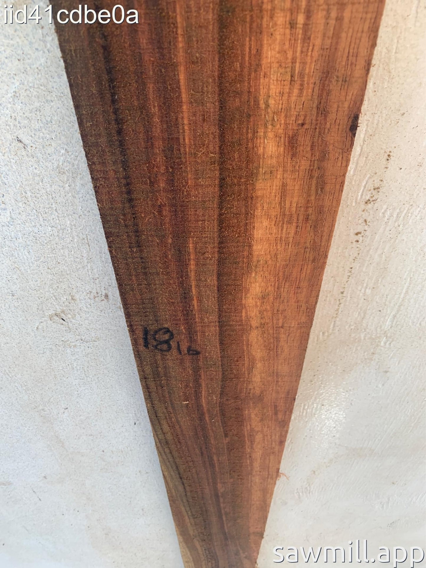 1" x 5" x 86" Chocolate Albizia