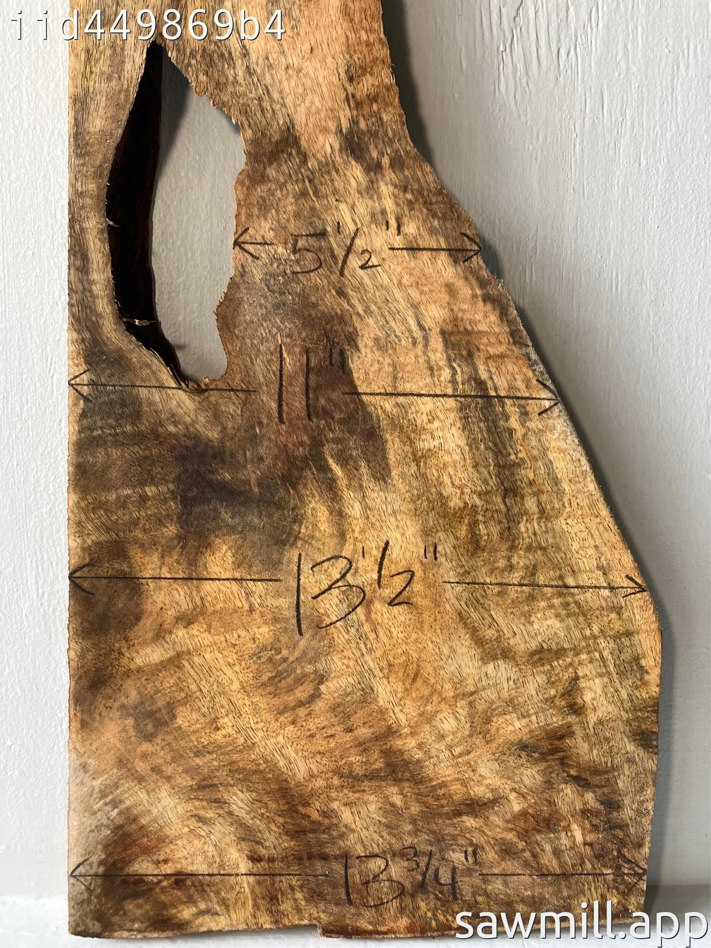 1.5" x 13" x 30" Mango
