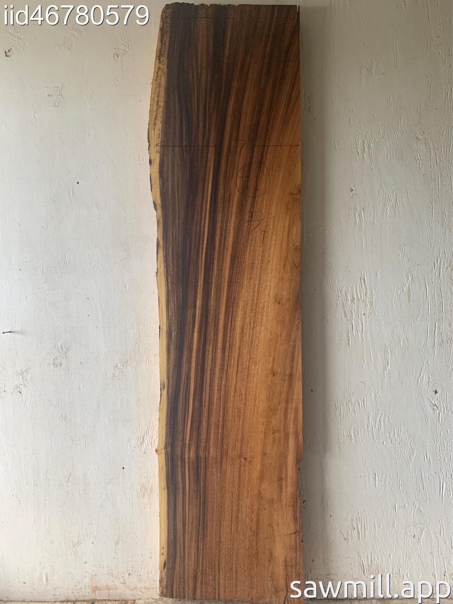 2.5" x 17" x 71" Monkeypod