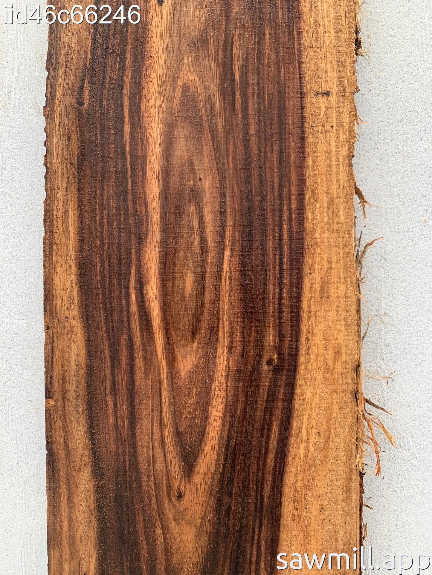 1" x 10" x 56" Monkeypod