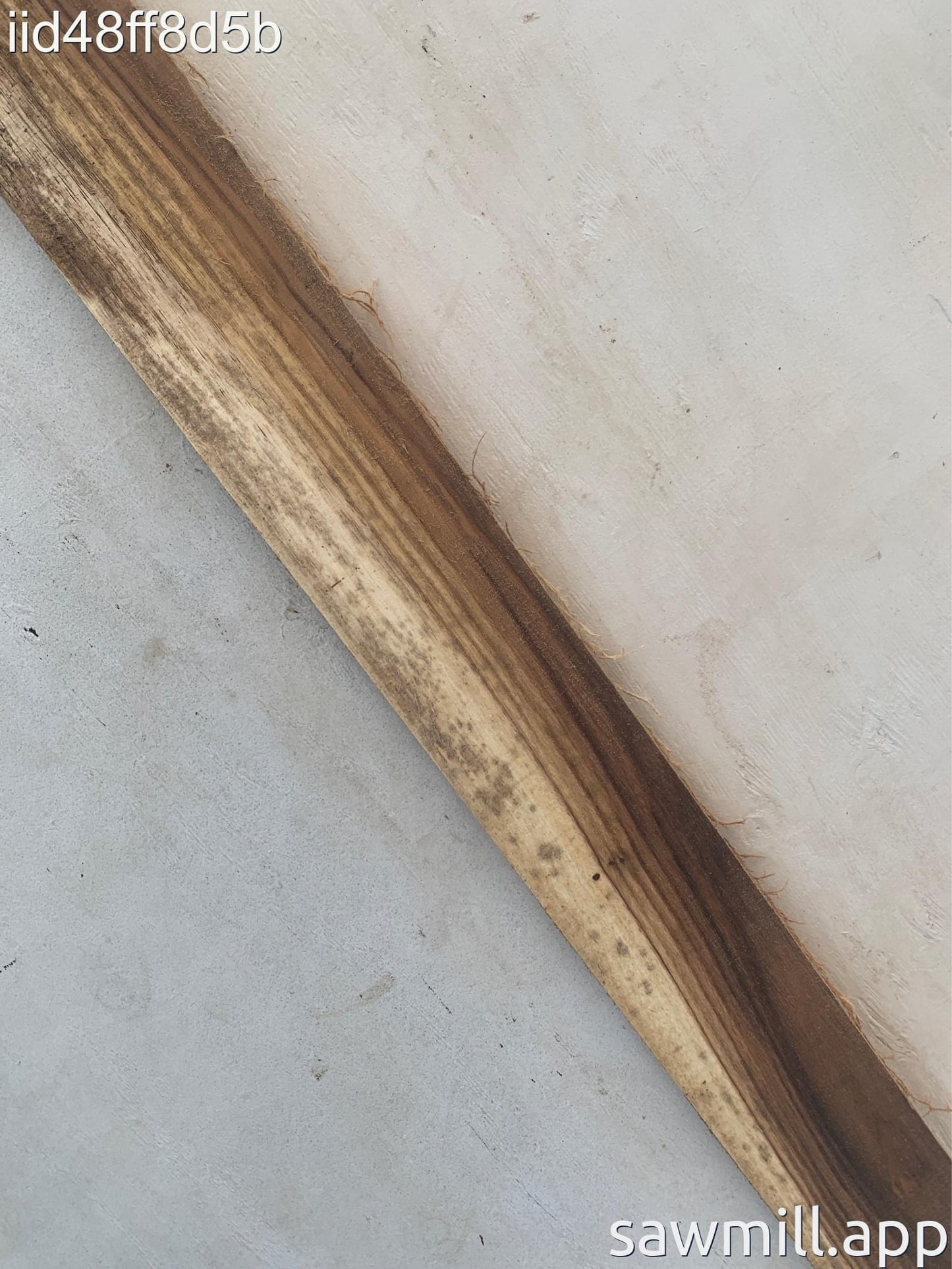 1" x 7" x 85" Chocolate Albizia
