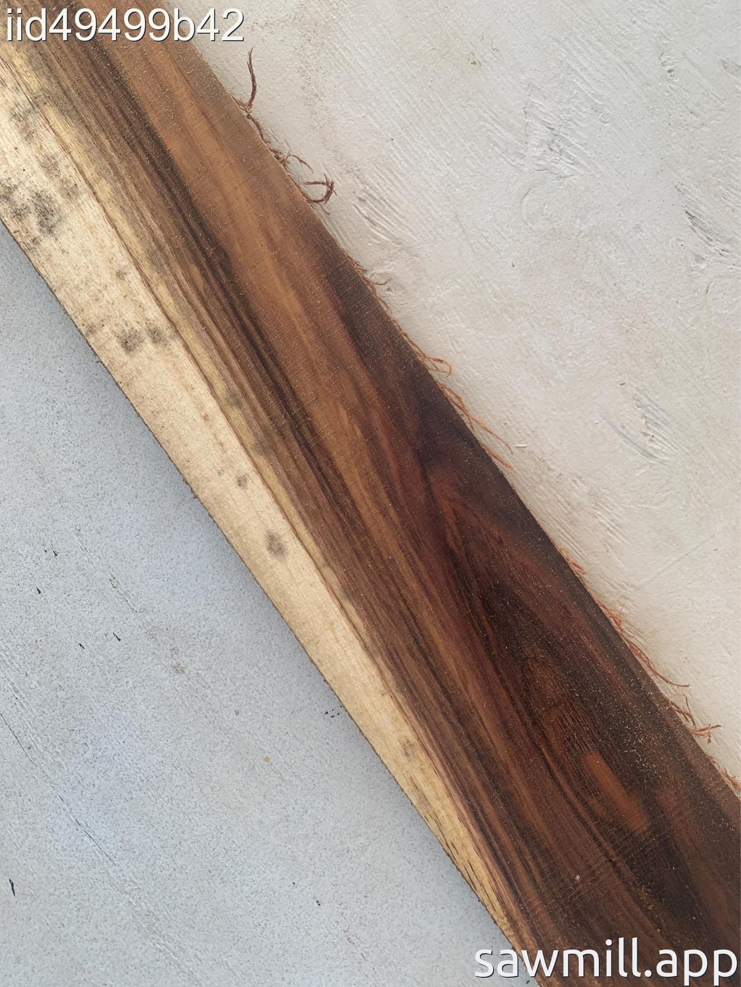1" x 7" x 85" Chocolate Albizia