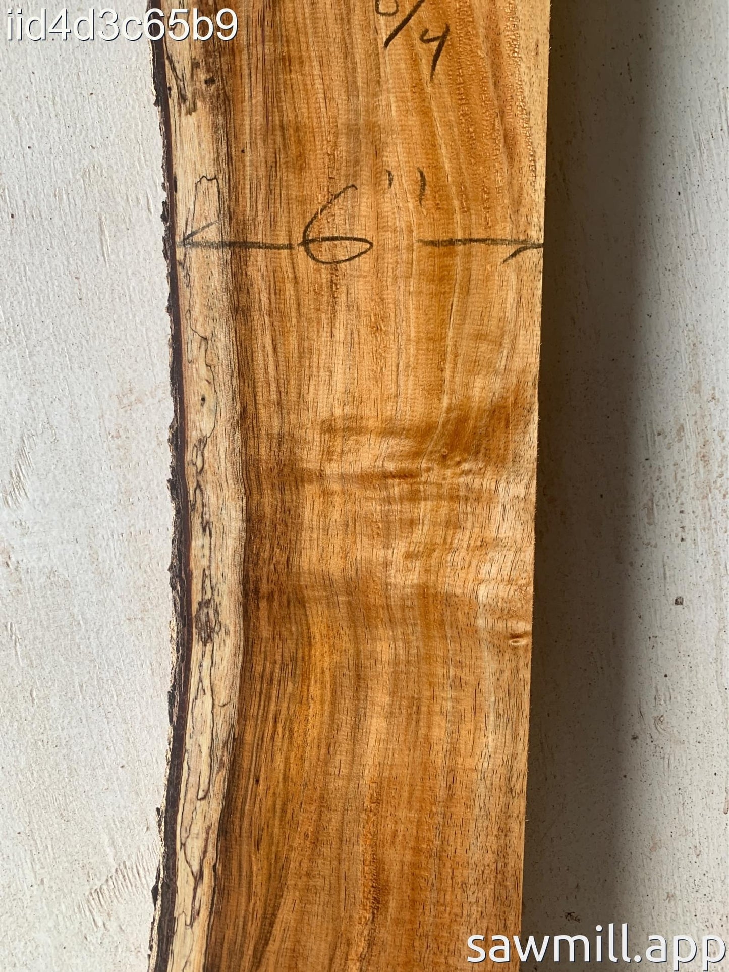 2" x 7" x 35" Koa