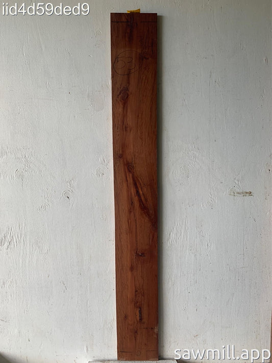 0.75" x 6" x 53" Ironbark Eucalyptus