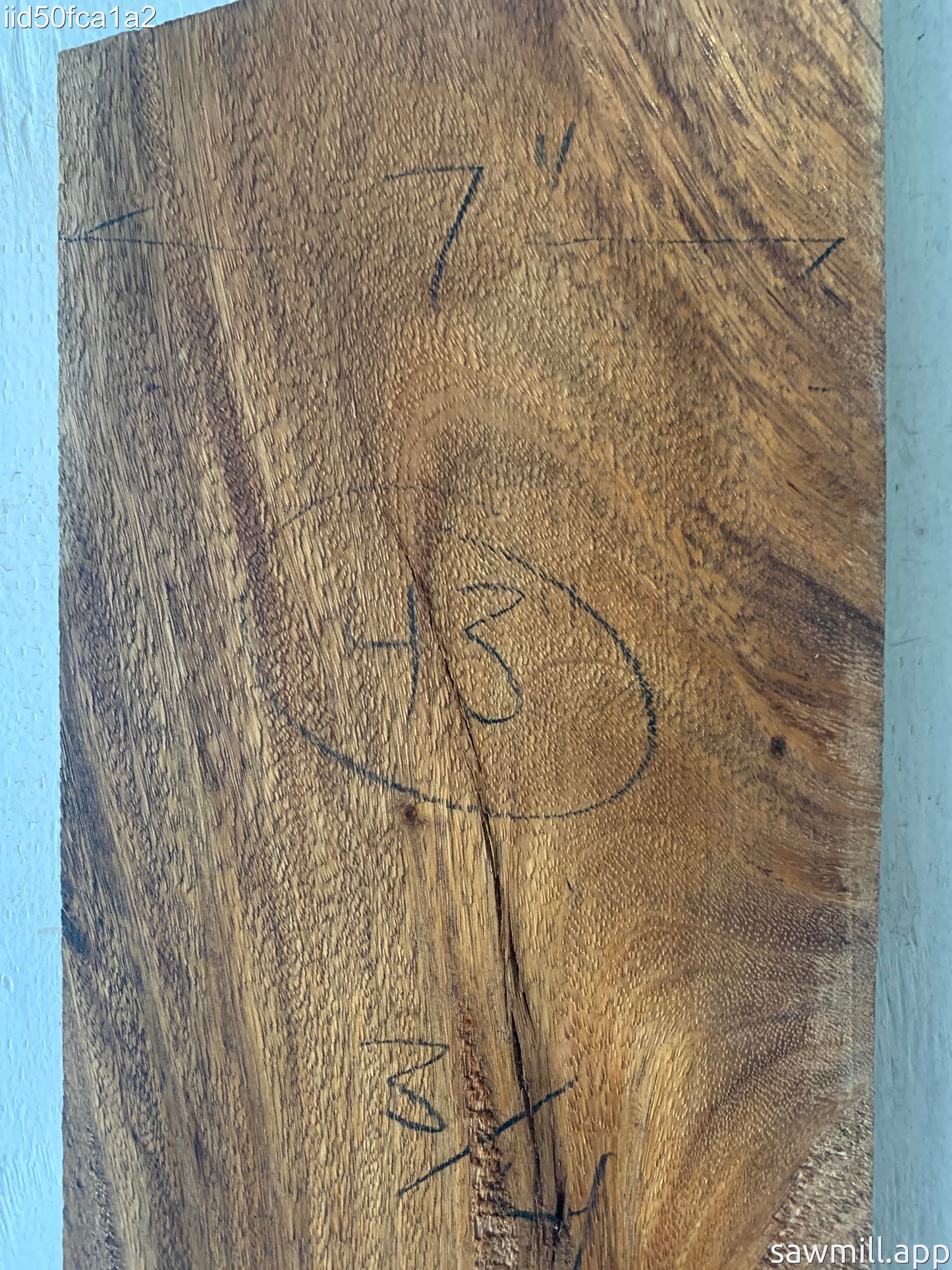 0.75" x 7" x 43" Monkeypod